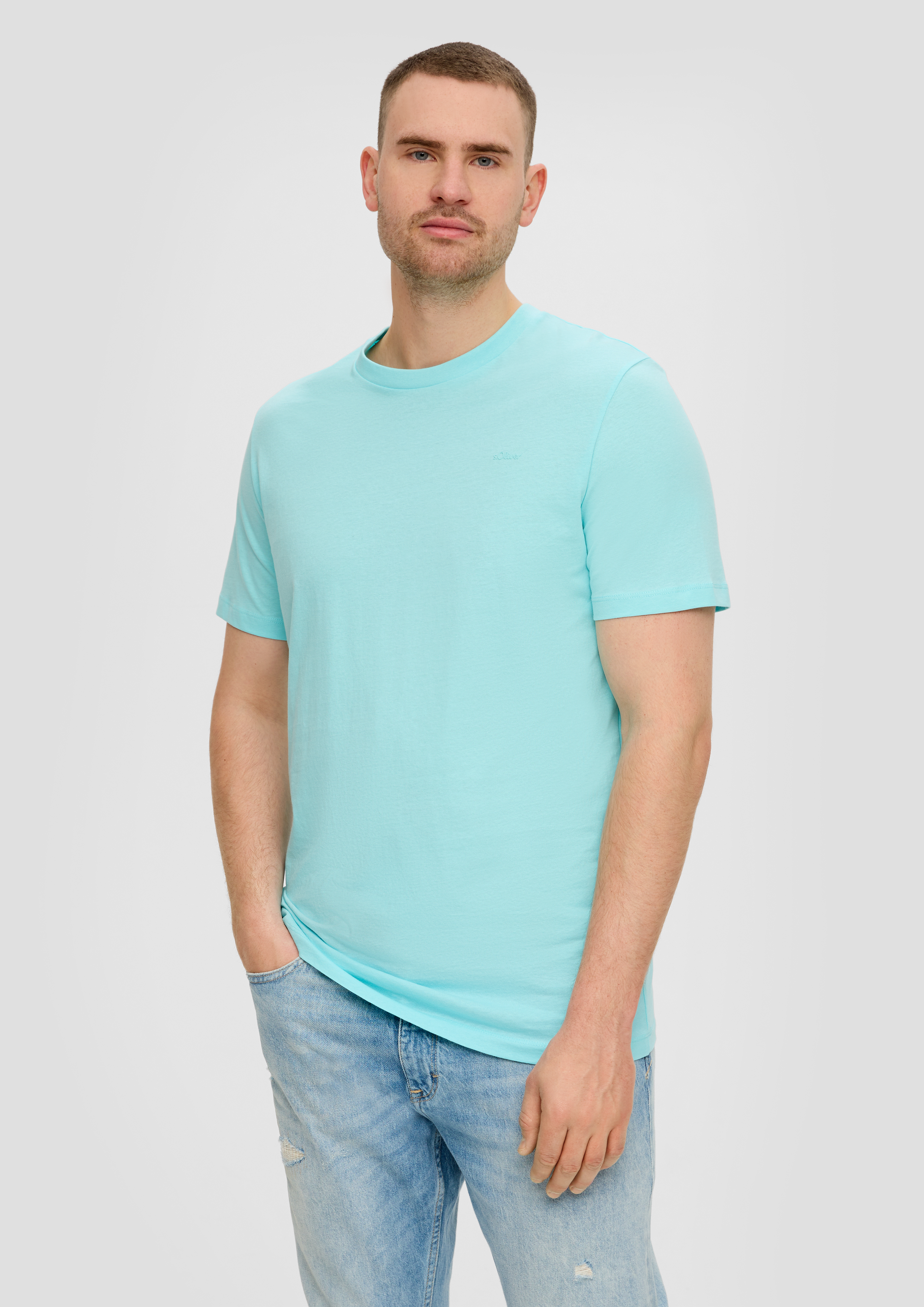 S.Oliver T-Shirt mit Logo-Print