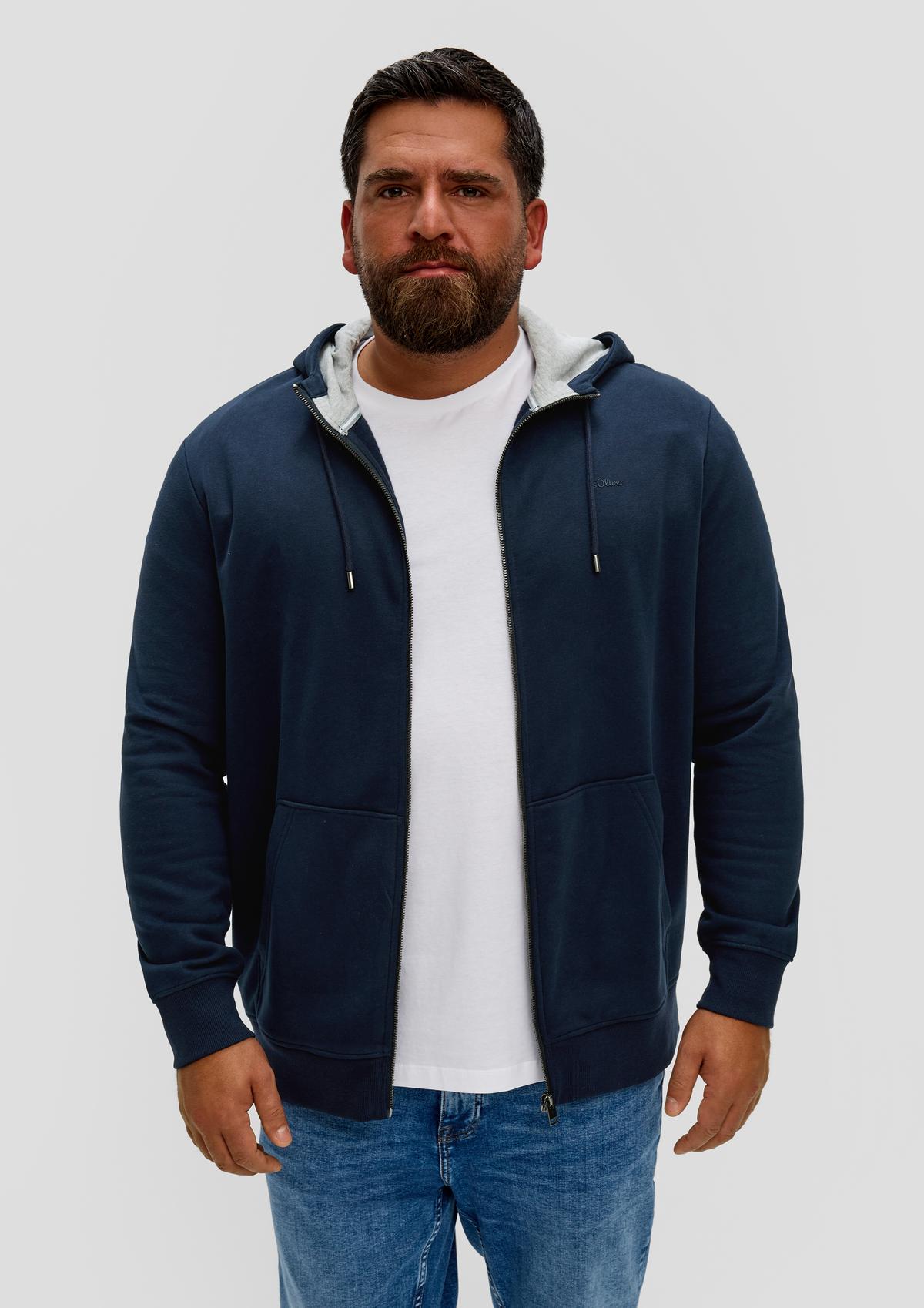 s.Oliver Sweatshirt jacket with a hood