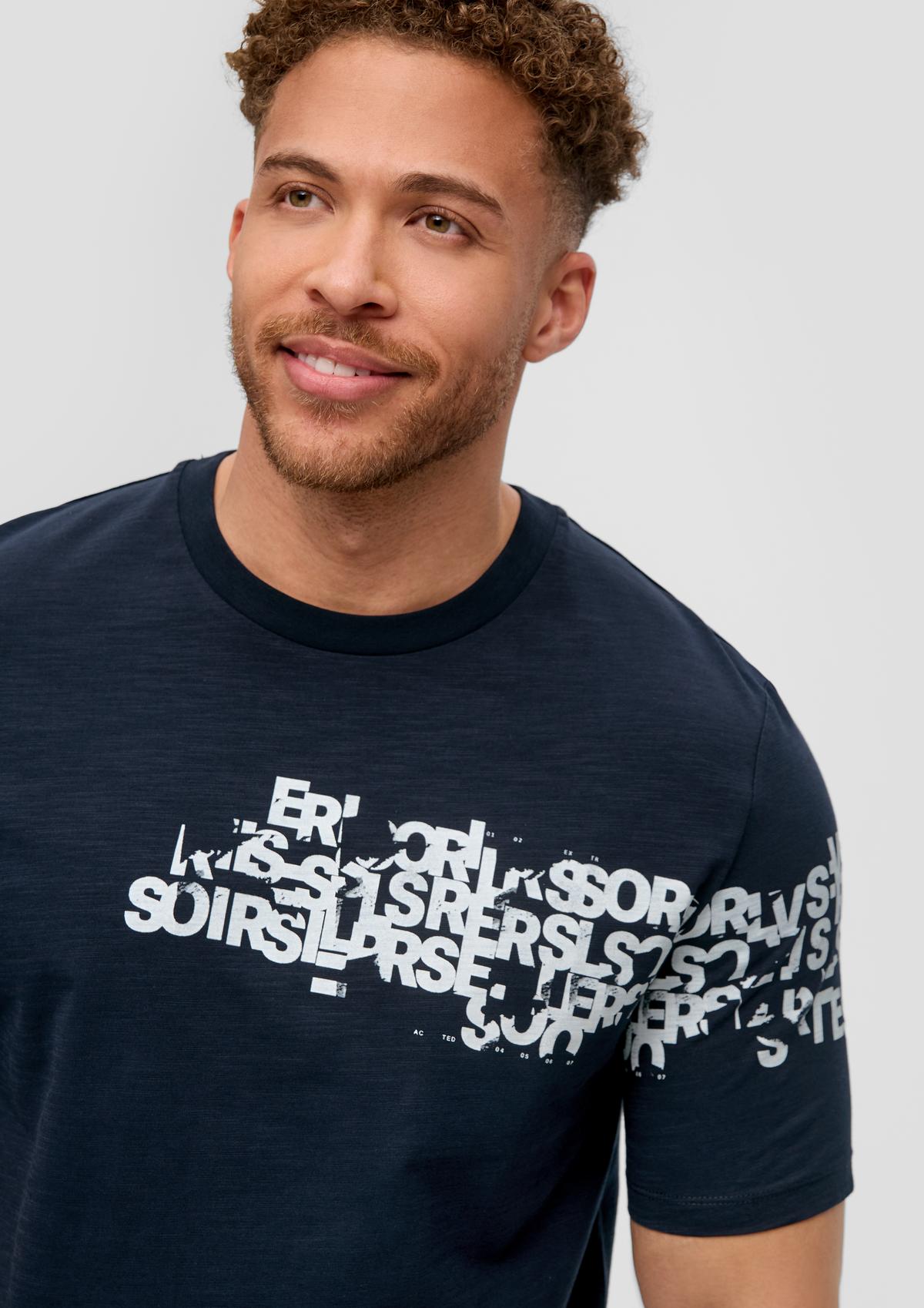 s.Oliver T-shirt met ronde hals