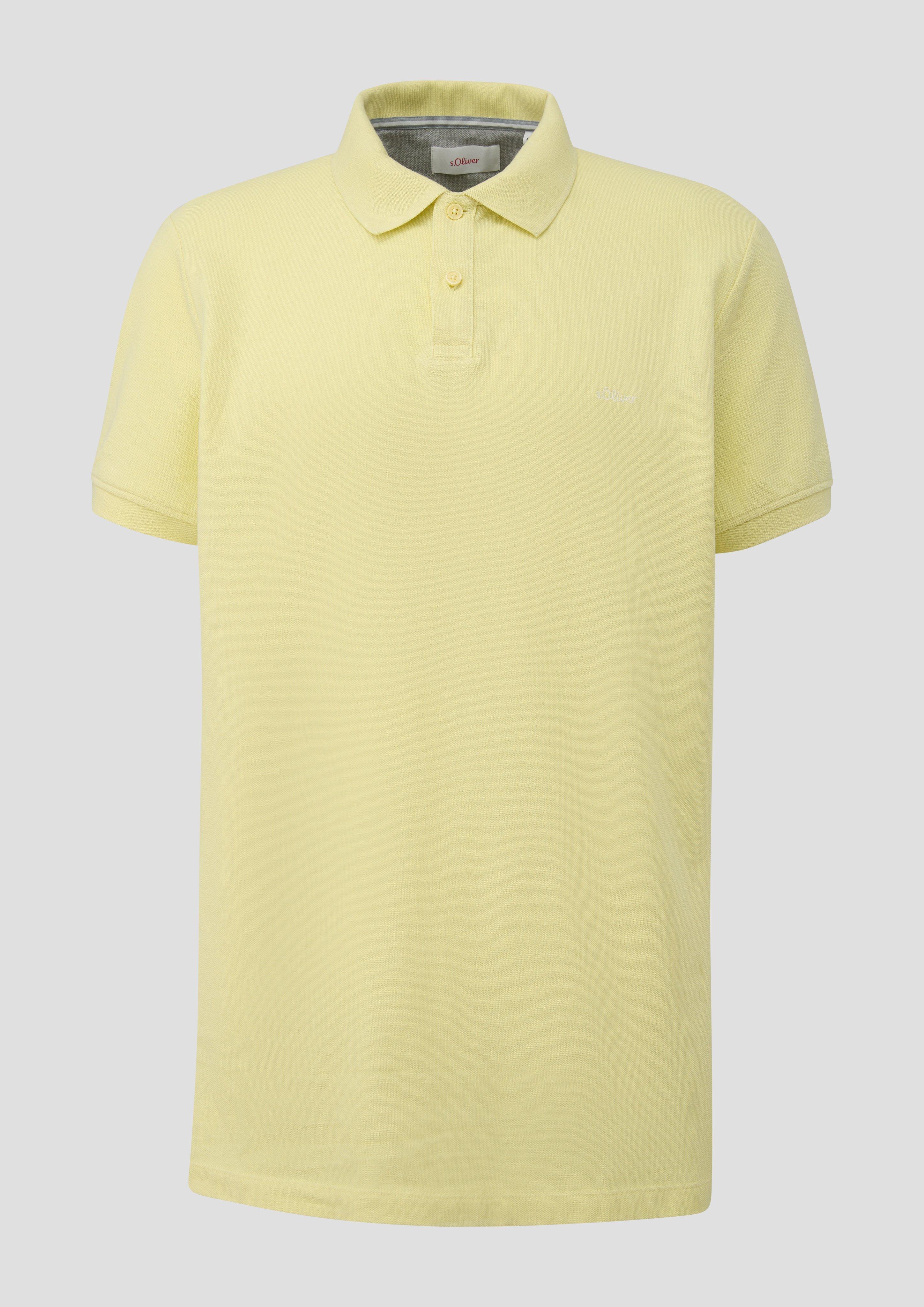 Thumbnail - s.Oliver - Poloshirt mit Piquéstruktur, Herren, gelb