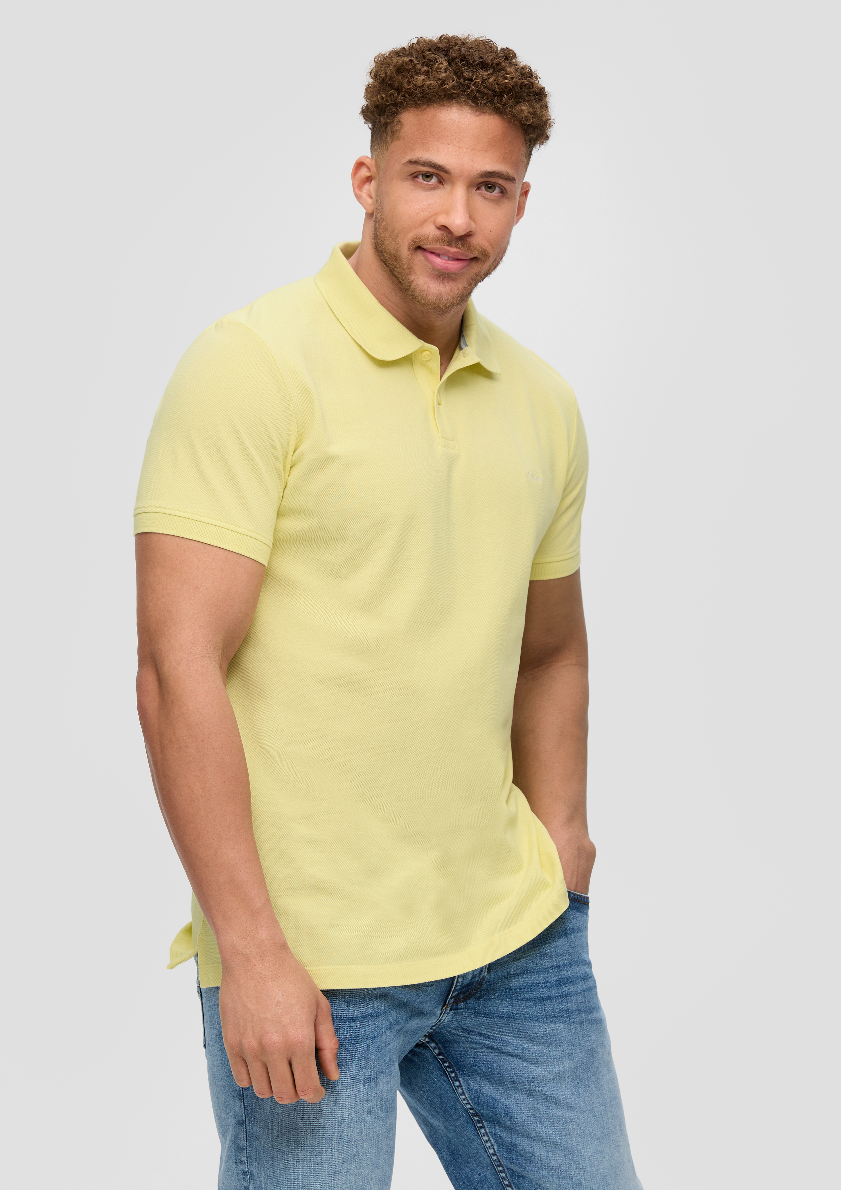 S.Oliver Poloshirt mit Piquéstruktur