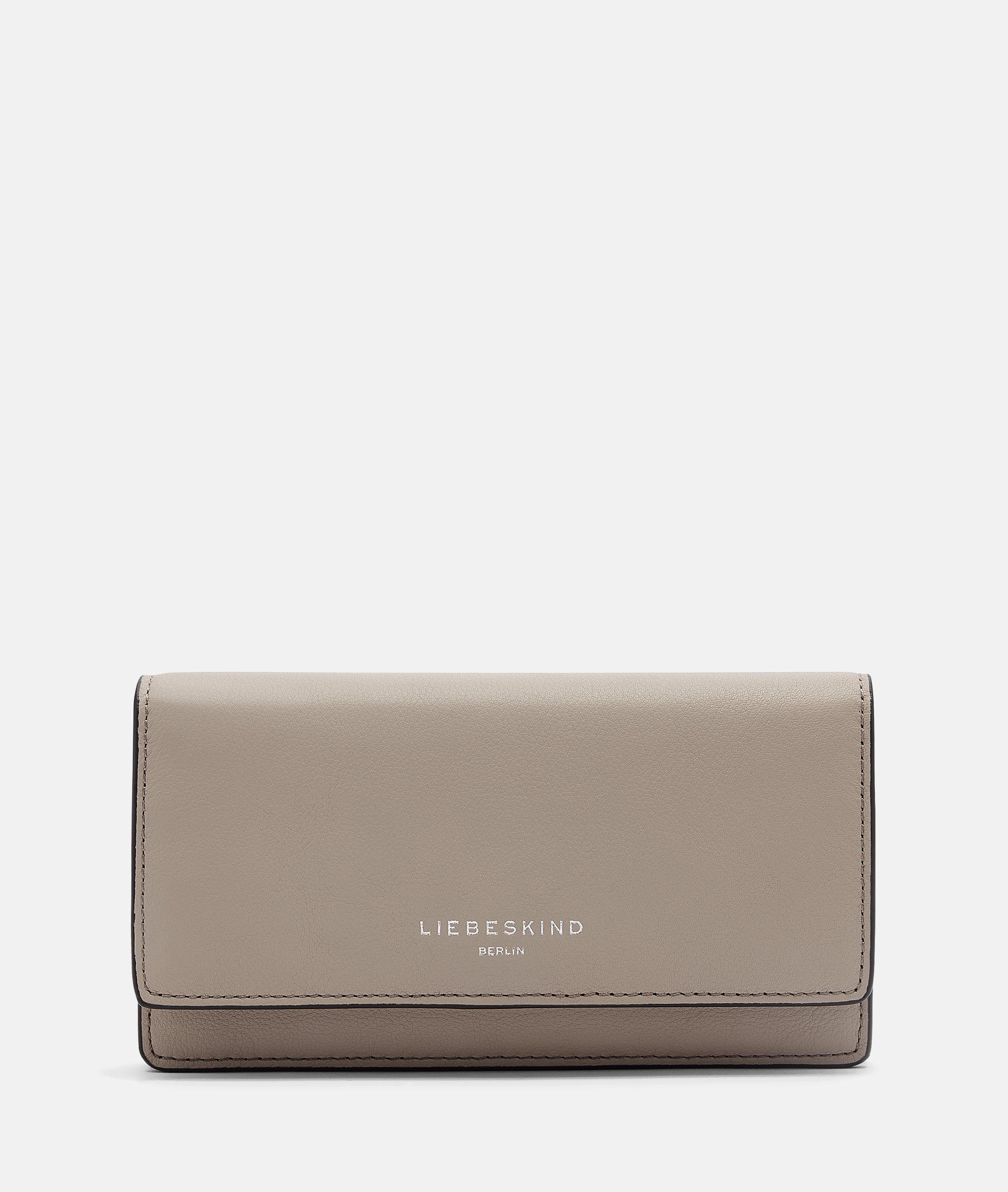 LIEBESKIND Slam Portafoglio Donna: Borsa Pelle Effetto Metallizzato Con Portamonete E 10 Scomparti Carte