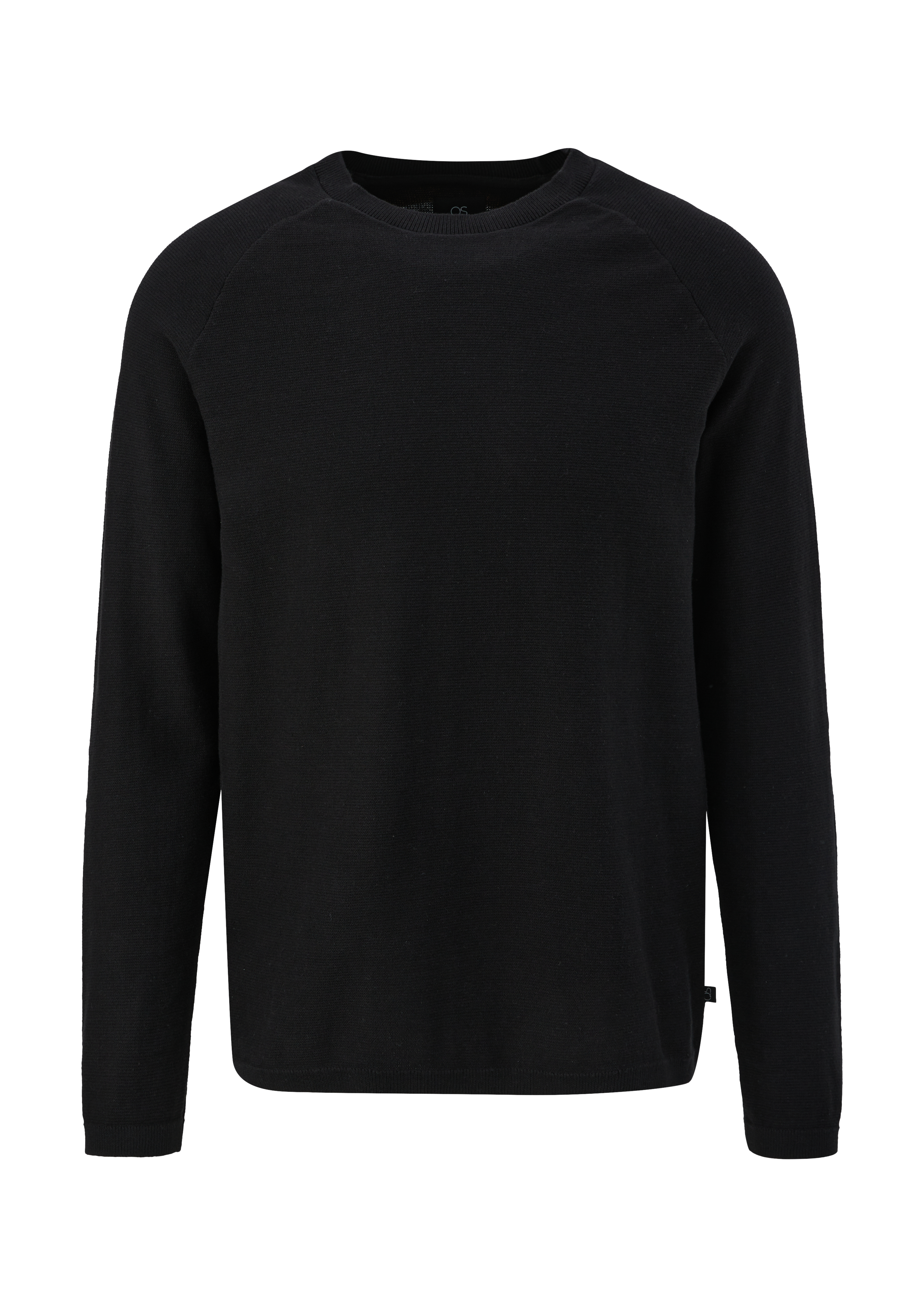 QS - Feinstrickpullover im Slim Fit, Herren, schwarz