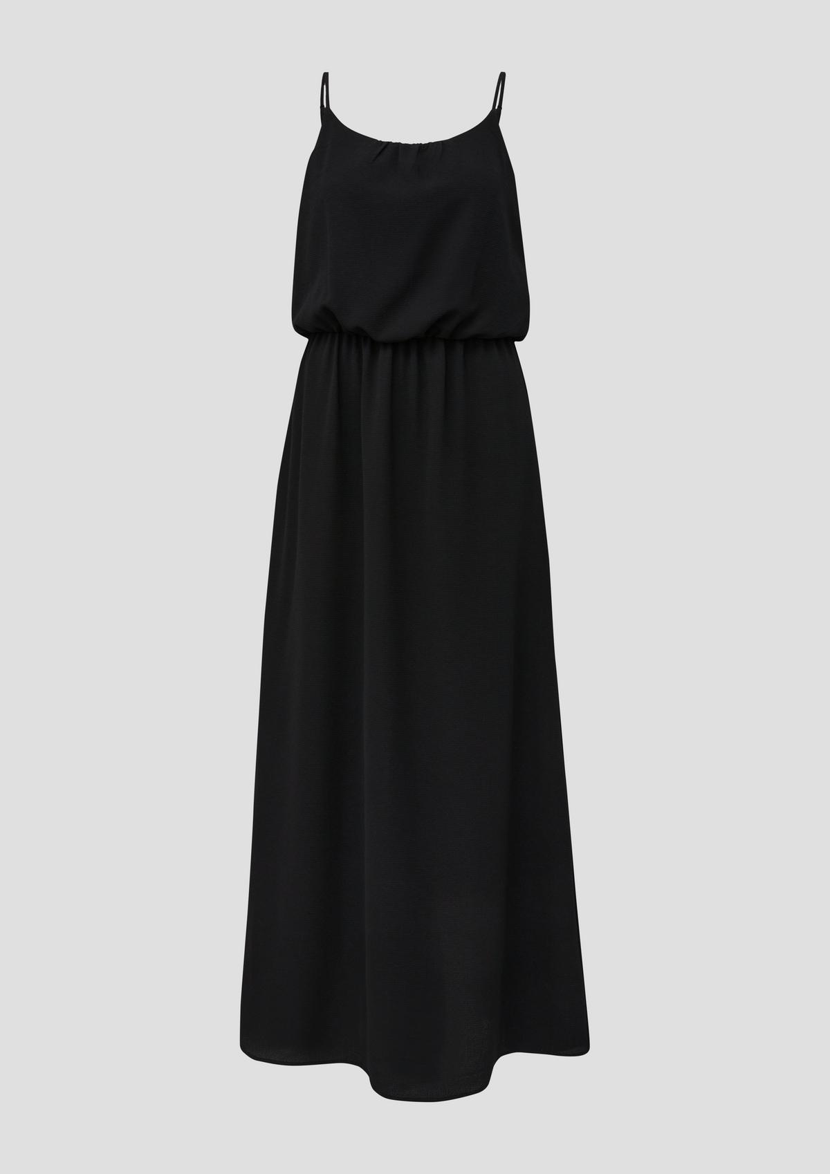 s.Oliver Maxi dress with gathers and adjustable straps