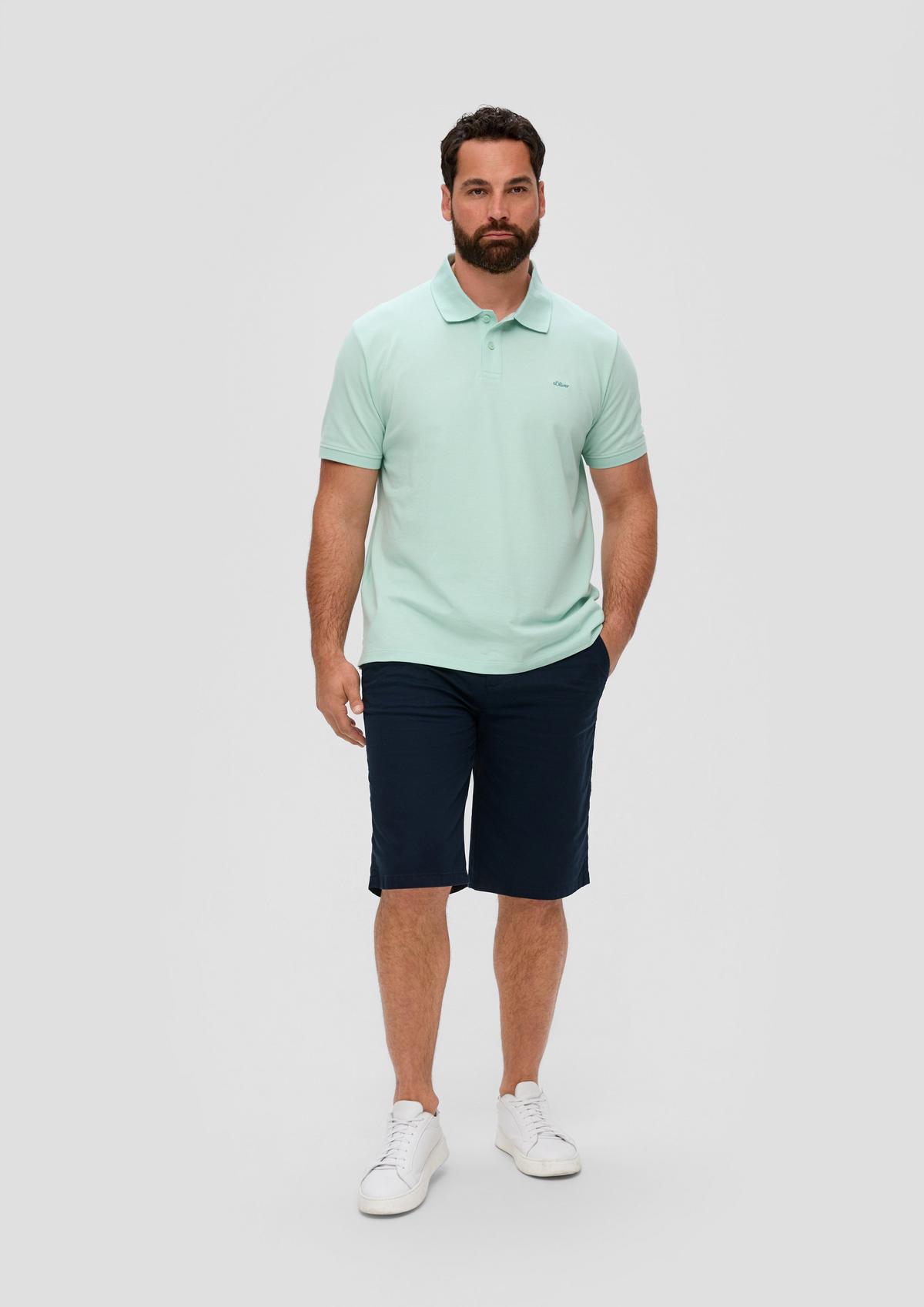 s.Oliver Bermuda shorts with a straight leg