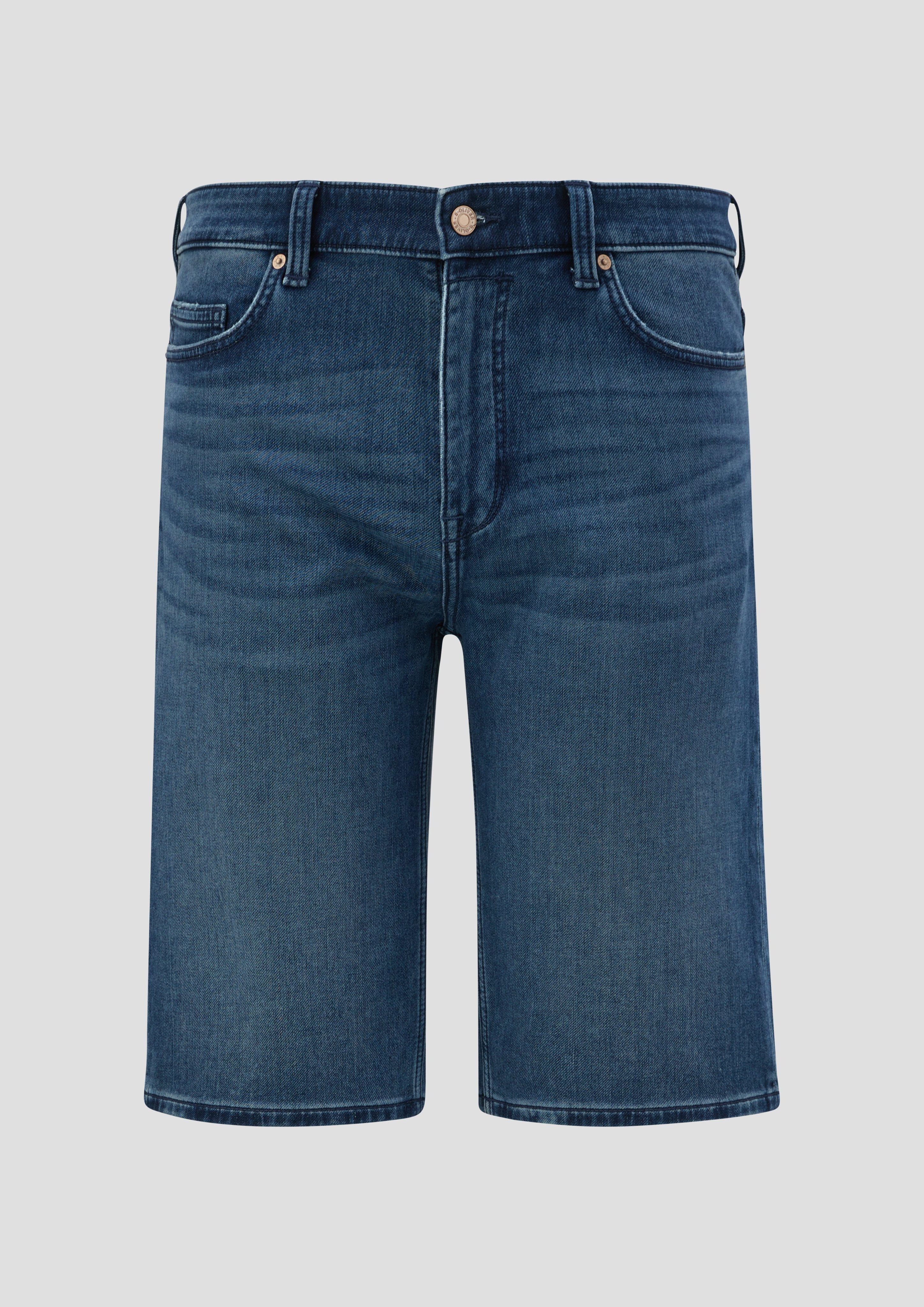 s.Oliver Bermuda Jeans Mauro / Regular Fit / High Rise / Straight Leg