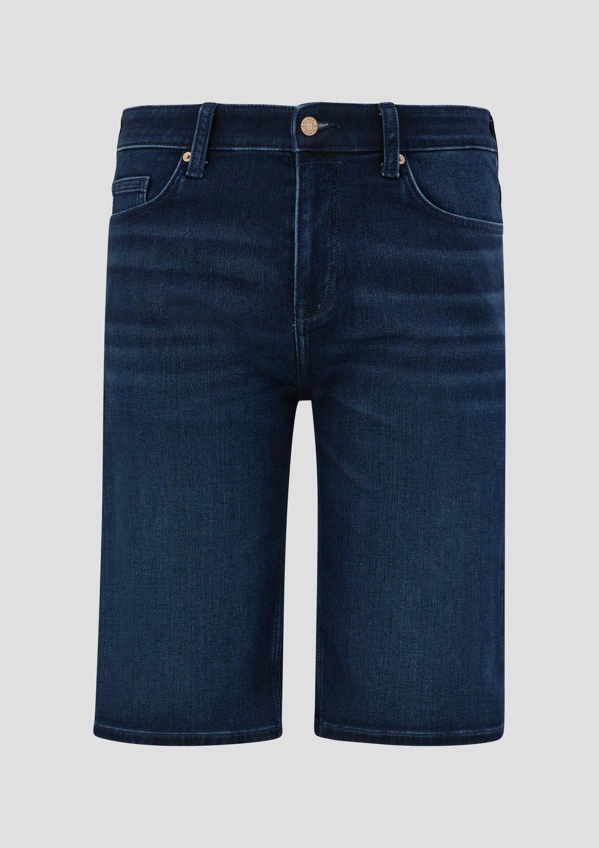 s.Oliver Bermuda jeans hlače Mauro / kroj Regular Fit / High Rise / ravne hlačnice