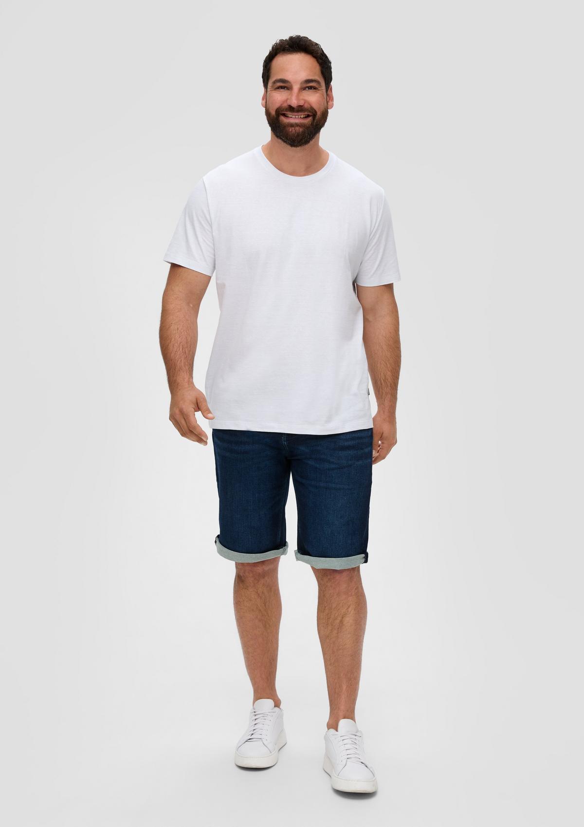 s.Oliver Bermuda-jeans Mauro / regular fit / high rise / straight leg