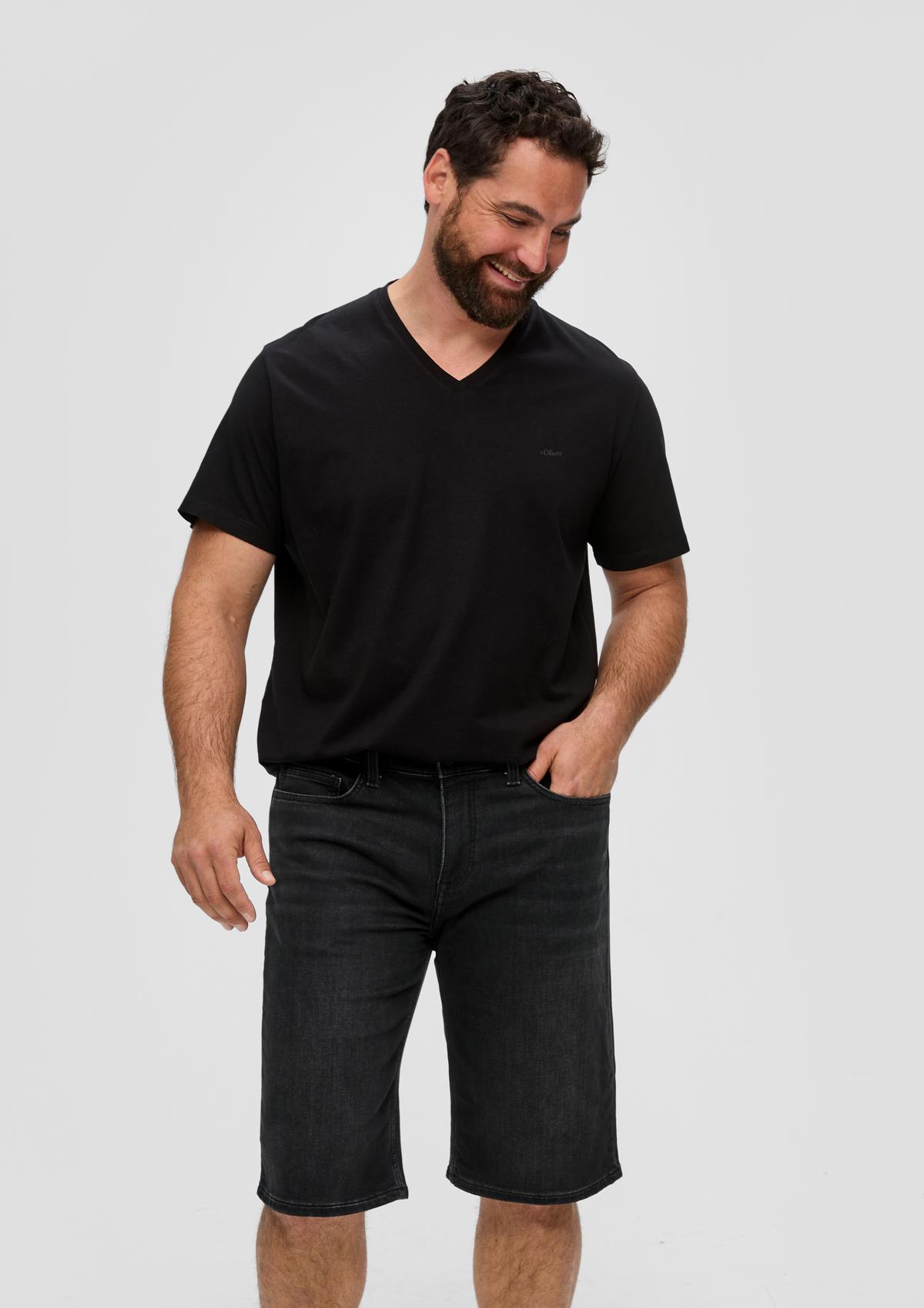 Bermuda jeans hlače Mauro/kroj Regular Fit/Mid Rise/ravne hlačnice