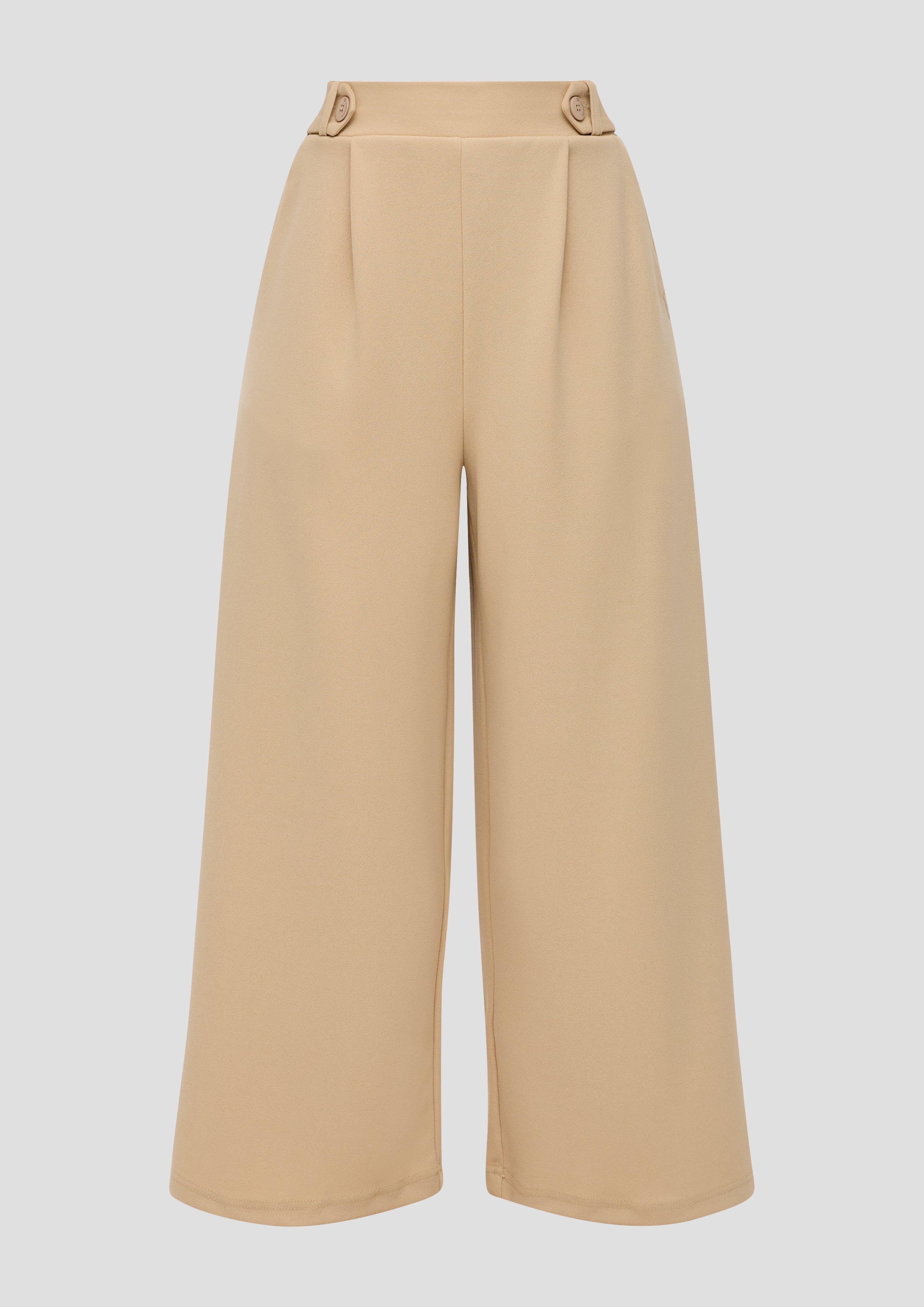 QS - Culotte aus Interlockjersey, Damen, Beige