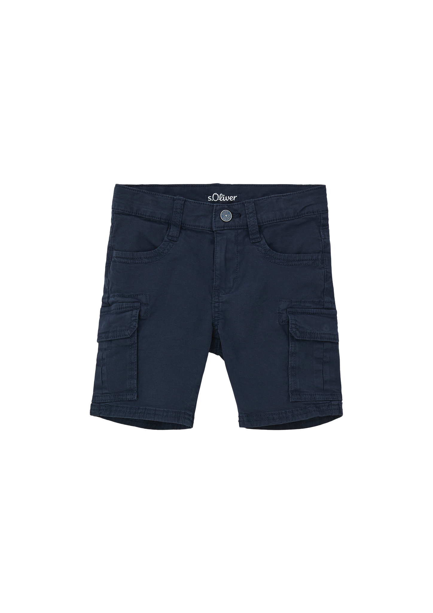 s.Oliver - Regular: Shorts mit Cargotaschen, Kinder, blau