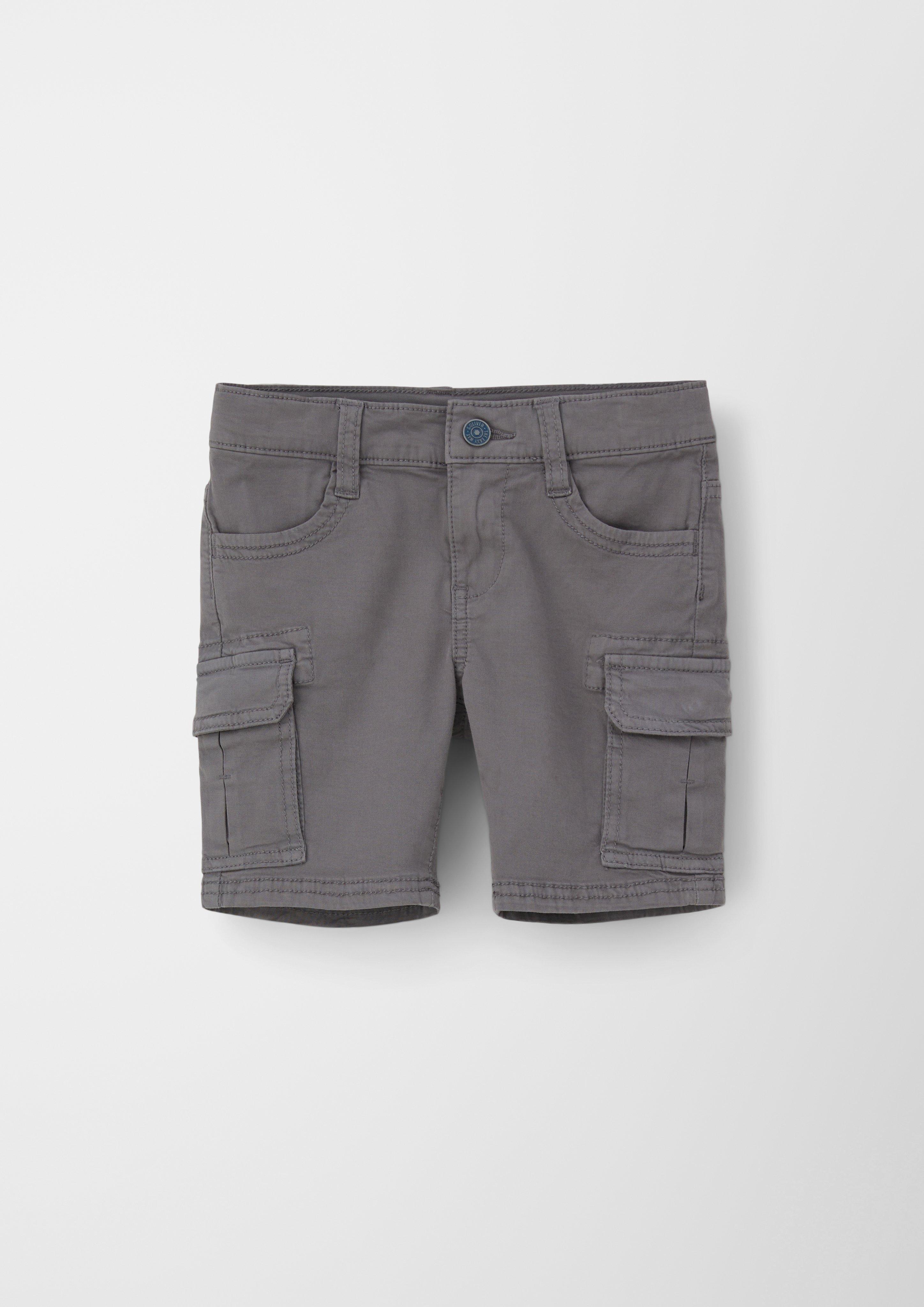 Regular fit: shorts with cargo pockets - grey | s.Oliver Regular fit: shorts with cargo pockets - grey | s.Oliver