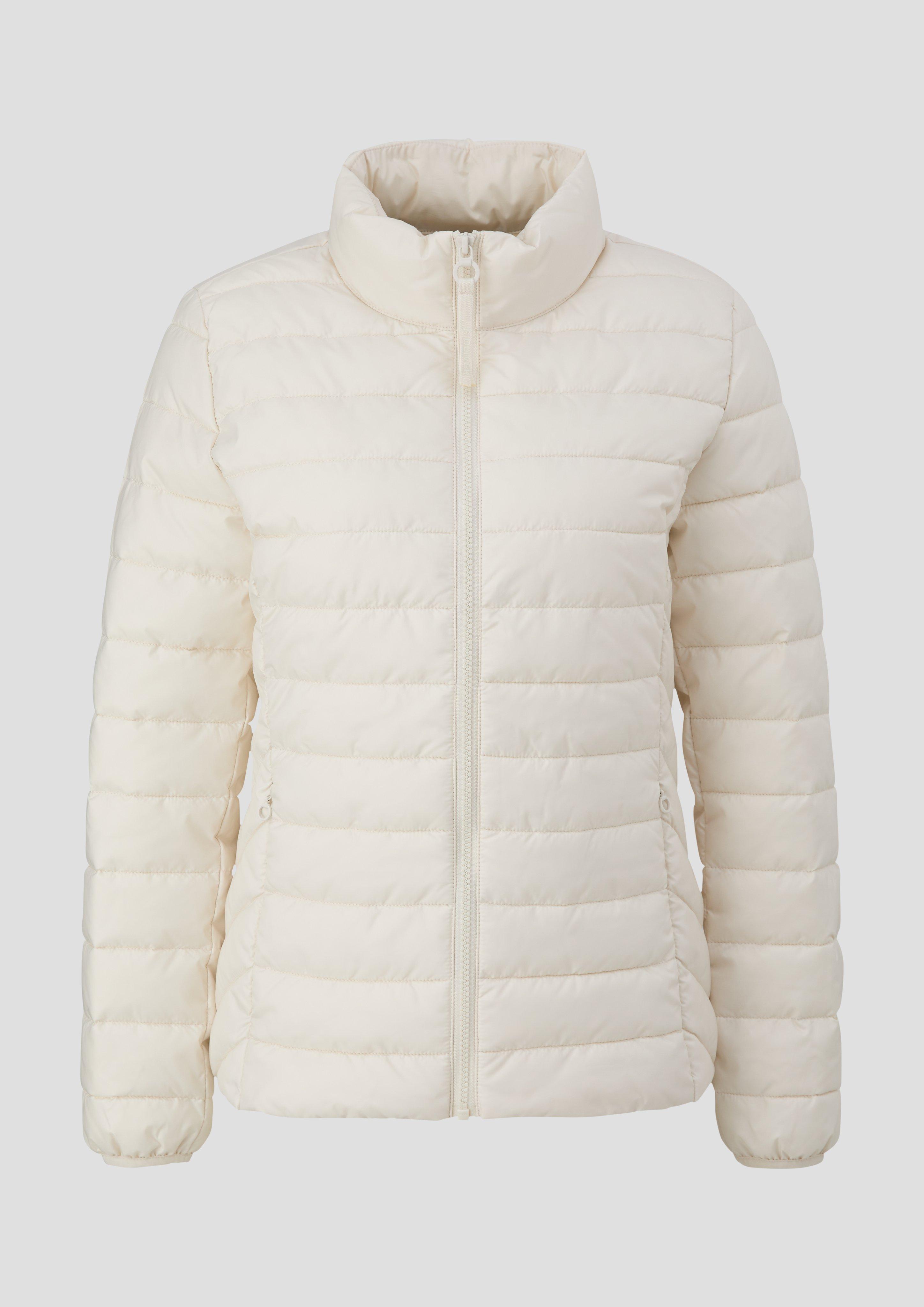 s.Oliver - Steppjacke mit Stehkragen, Damen, creme