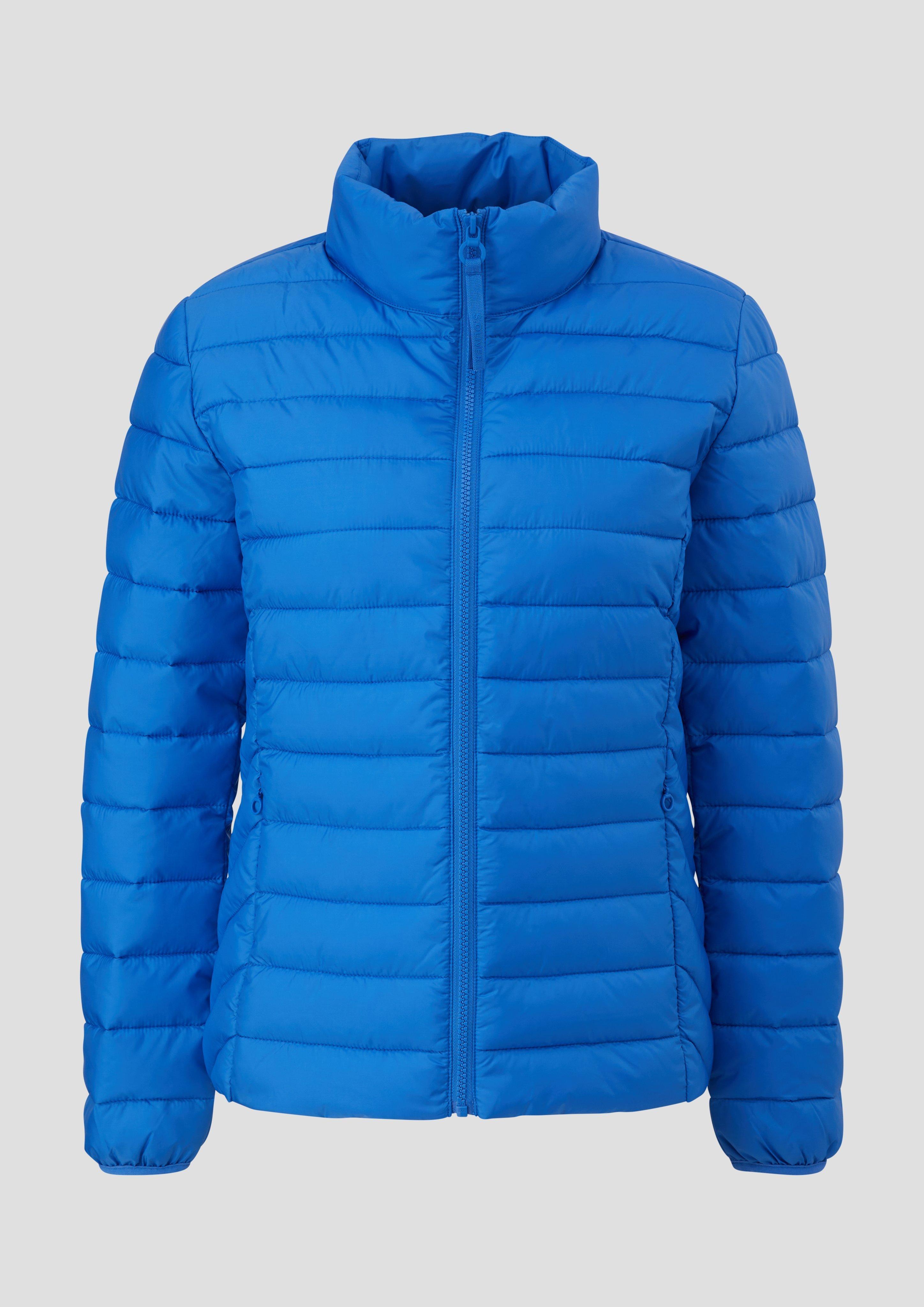 s.Oliver - Steppjacke mit Stehkragen, Damen, blau