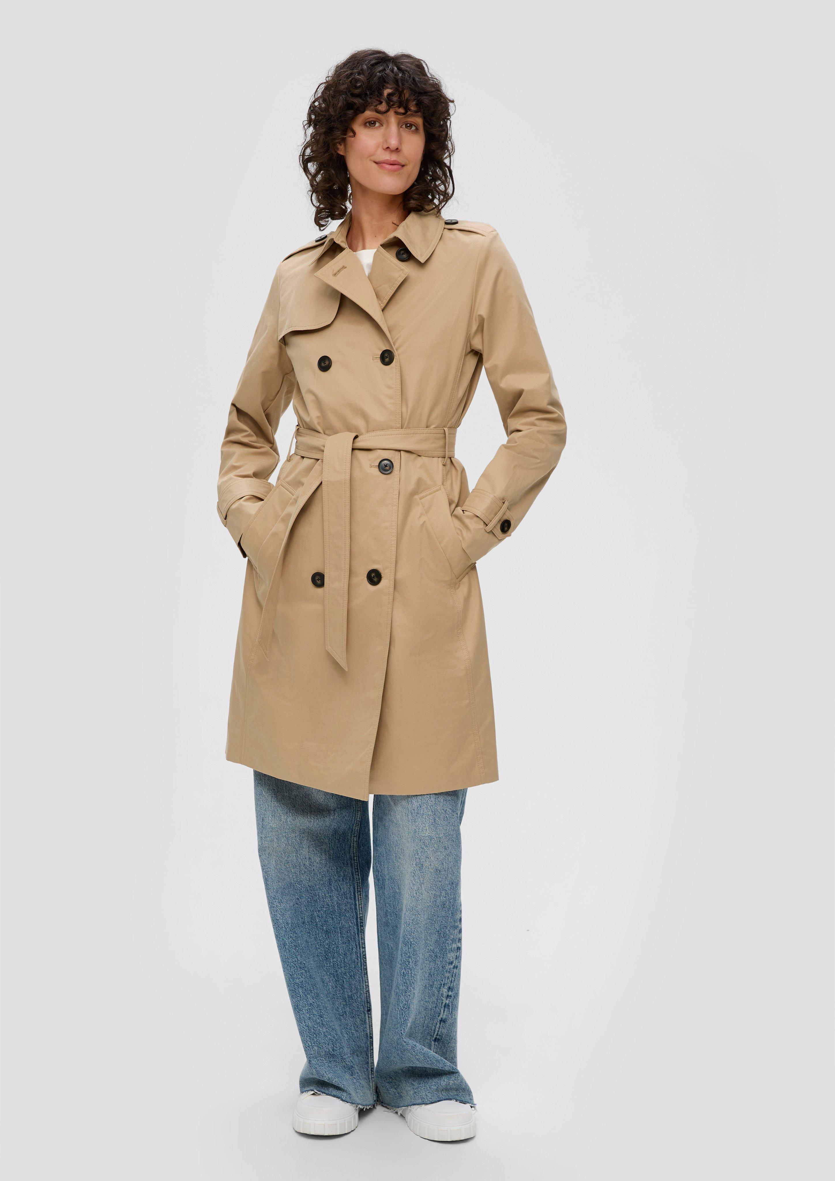 S.Oliver Langer Trench-Coat