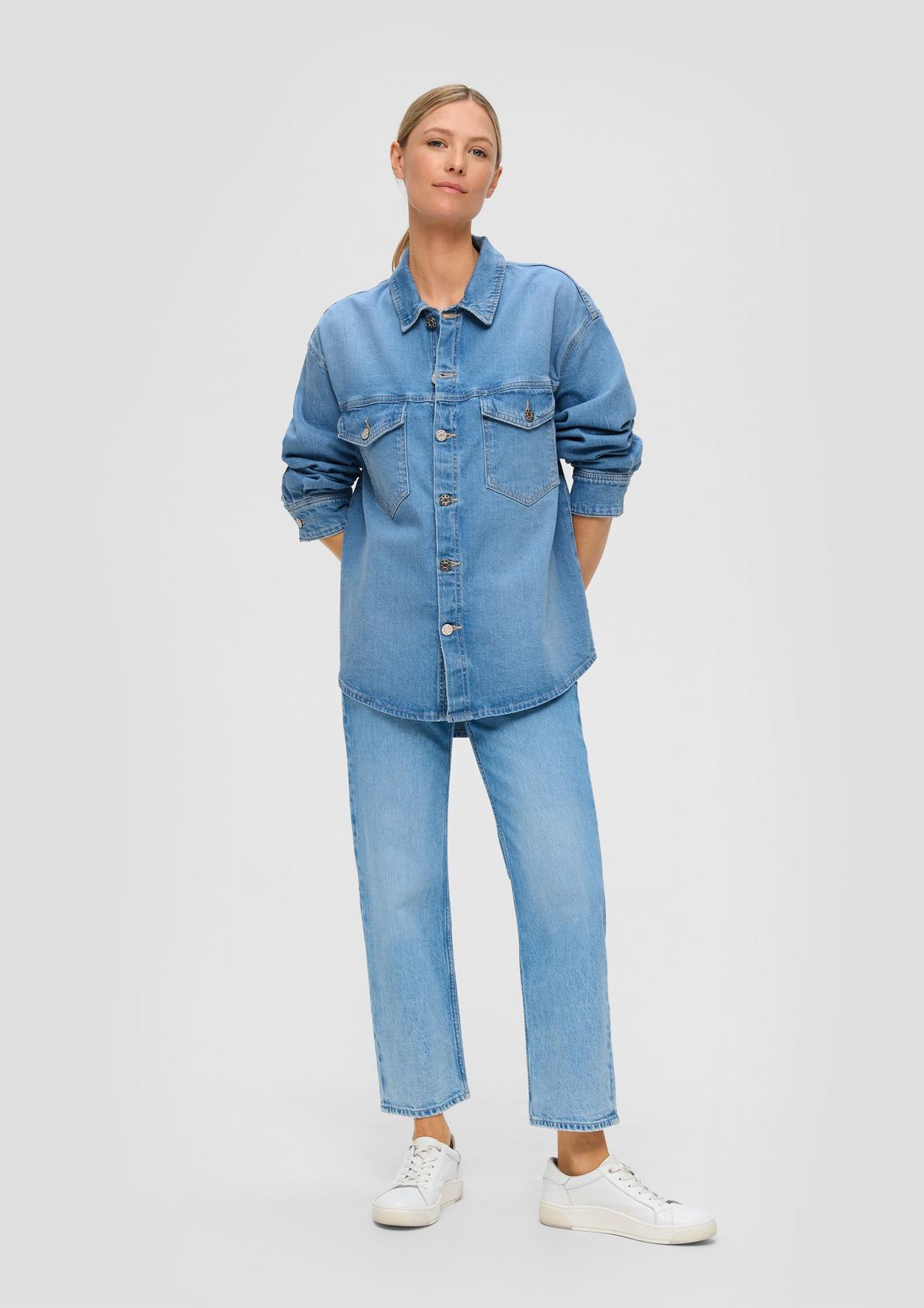 s.Oliver 360° Denim/košeľová bunda z džínsoviny