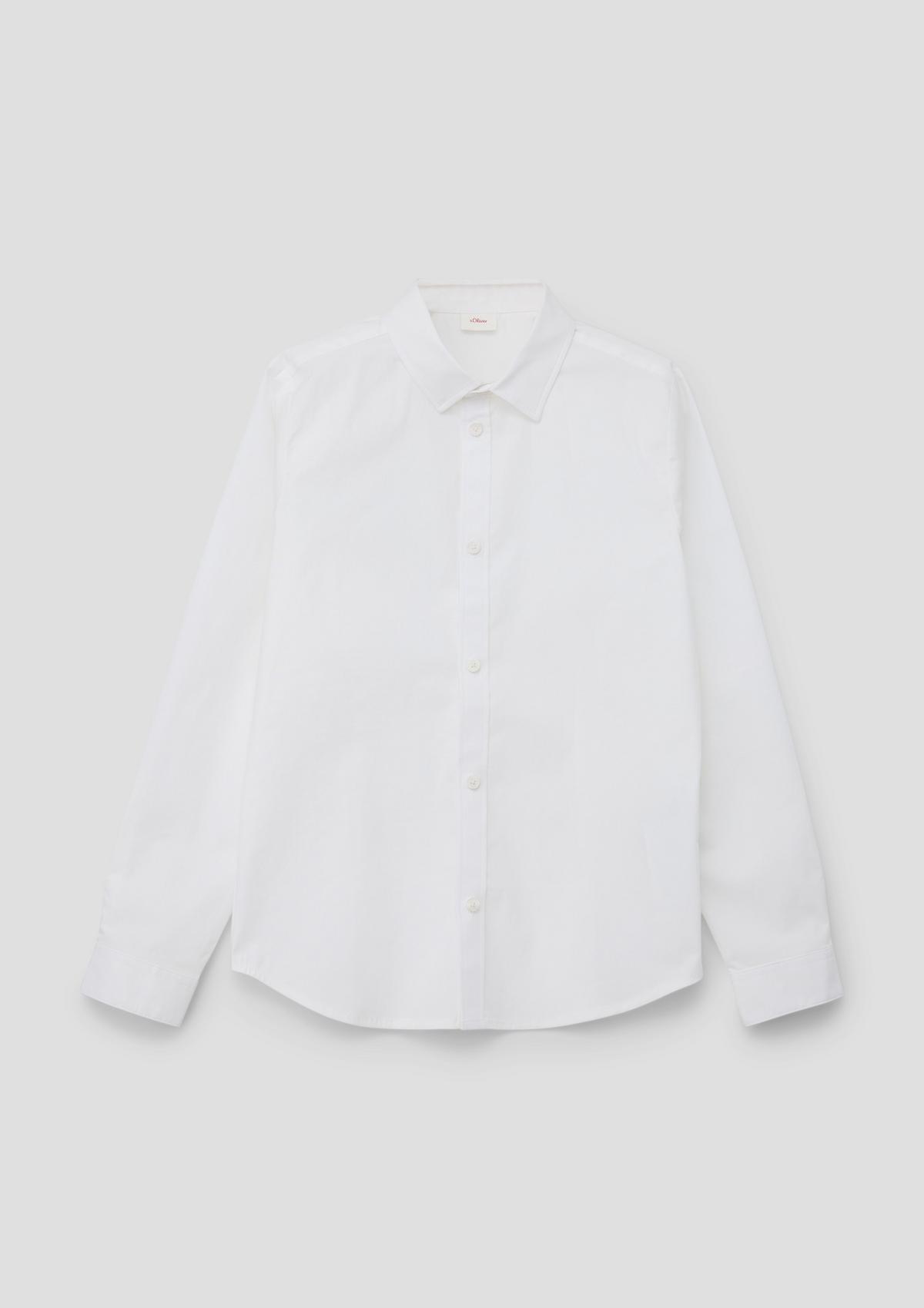 s.Oliver Poplin shirt made of stretch cotton