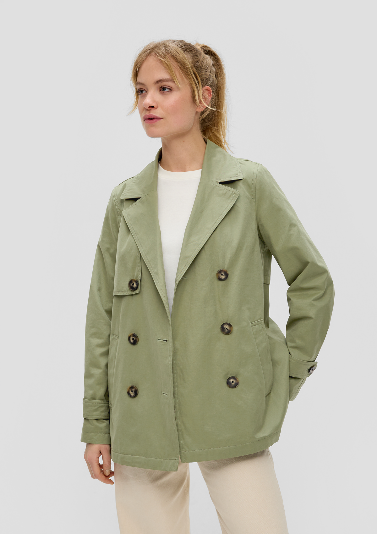 ジャケット・アウター doublet over sized pea coat OVERSIZED DOUBLE-BREASTED WOOL PEA COAT - BLACK | COS