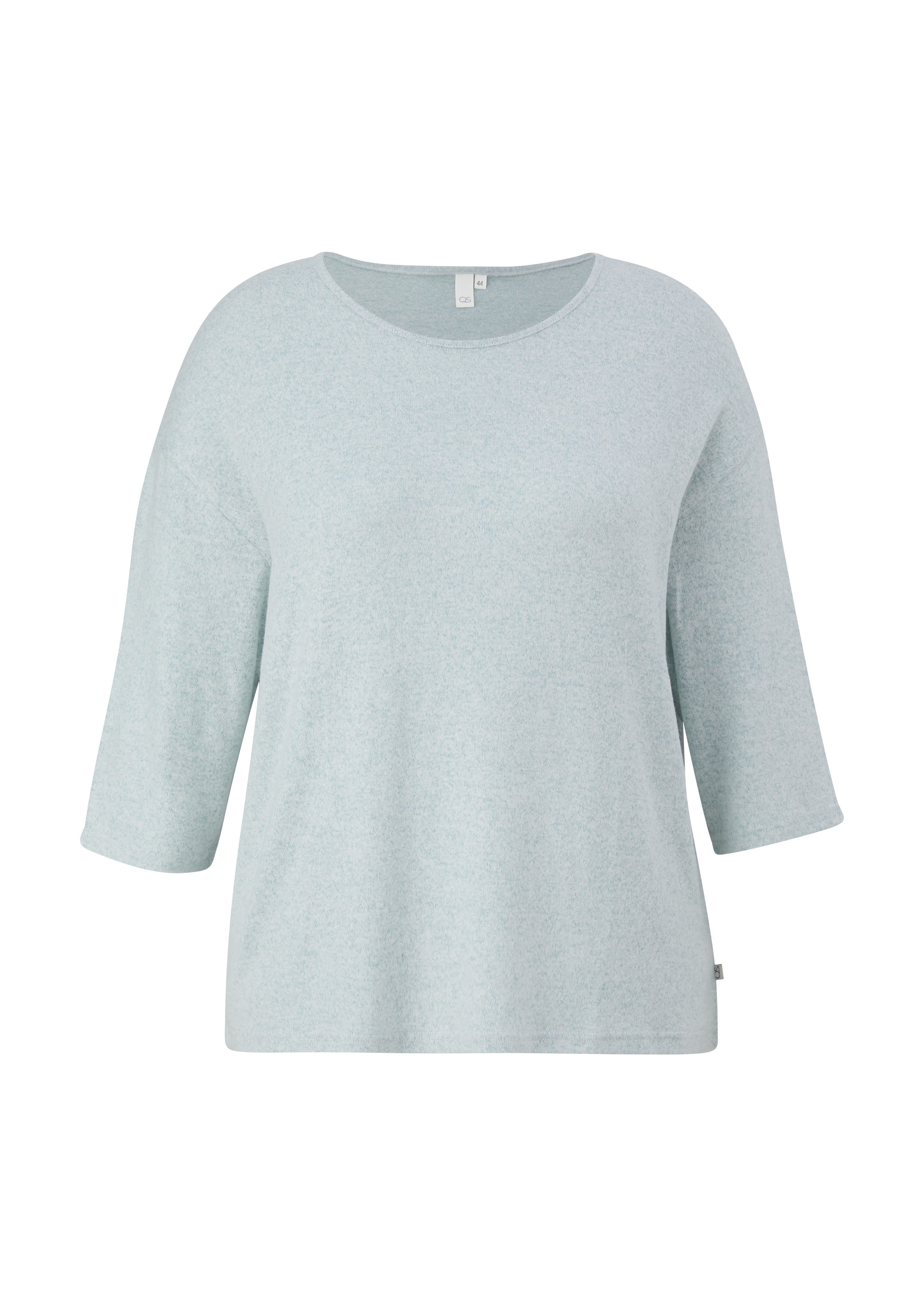 s.Oliver Viskosemixshirt mit 3/4-Ärmeln