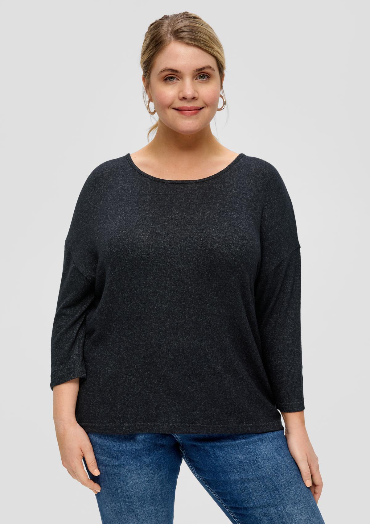 s.Oliver Viscose blend top with 3/4-length sleeves