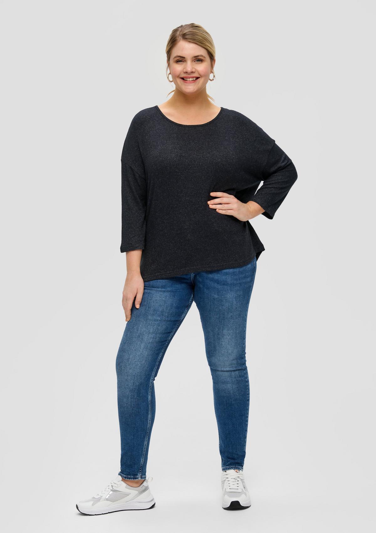 s.Oliver Viscose blend top with 3/4-length sleeves