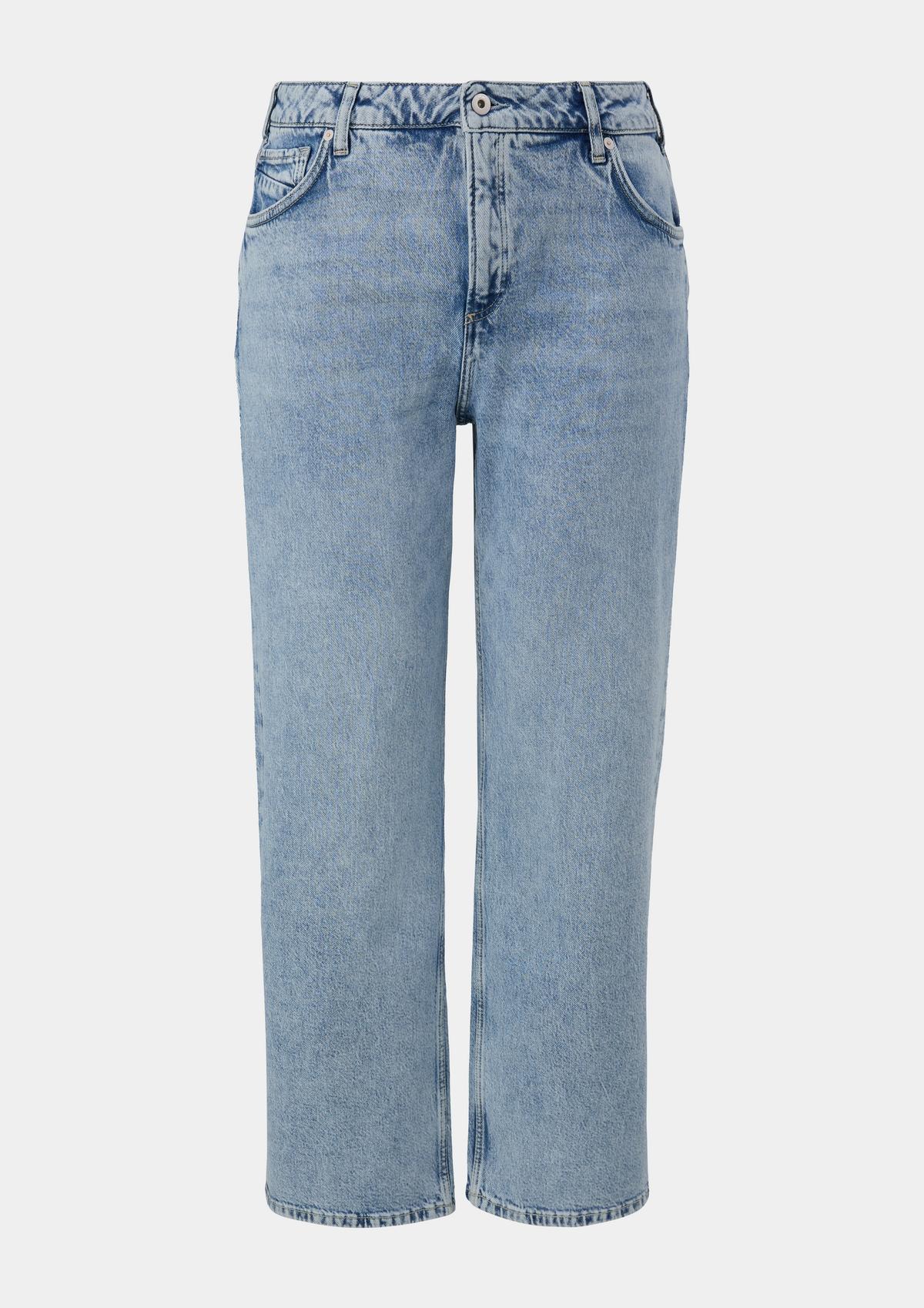 s.Oliver Jeans hlače / kroj Slim Fit / Mid Rise / široke hlačnice