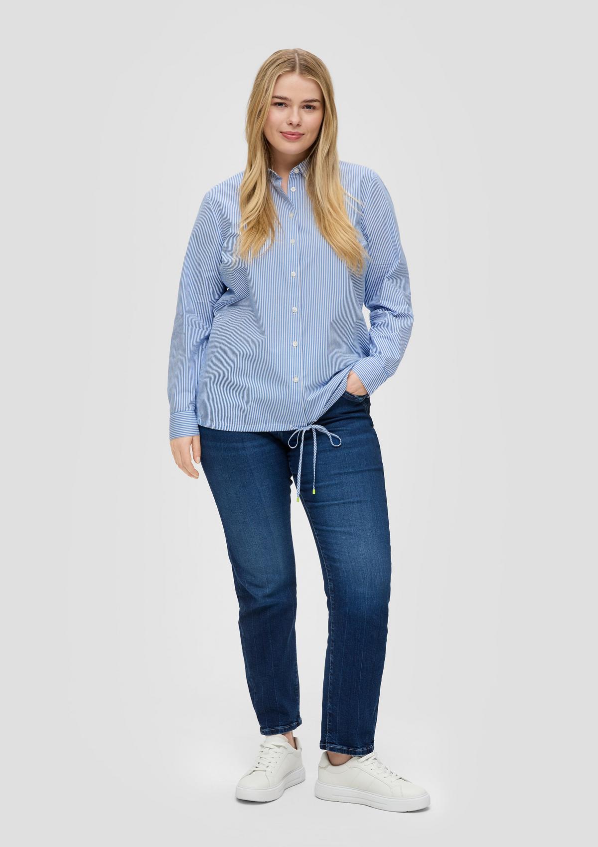 s.Oliver Shirt blouse with a drawstring hem