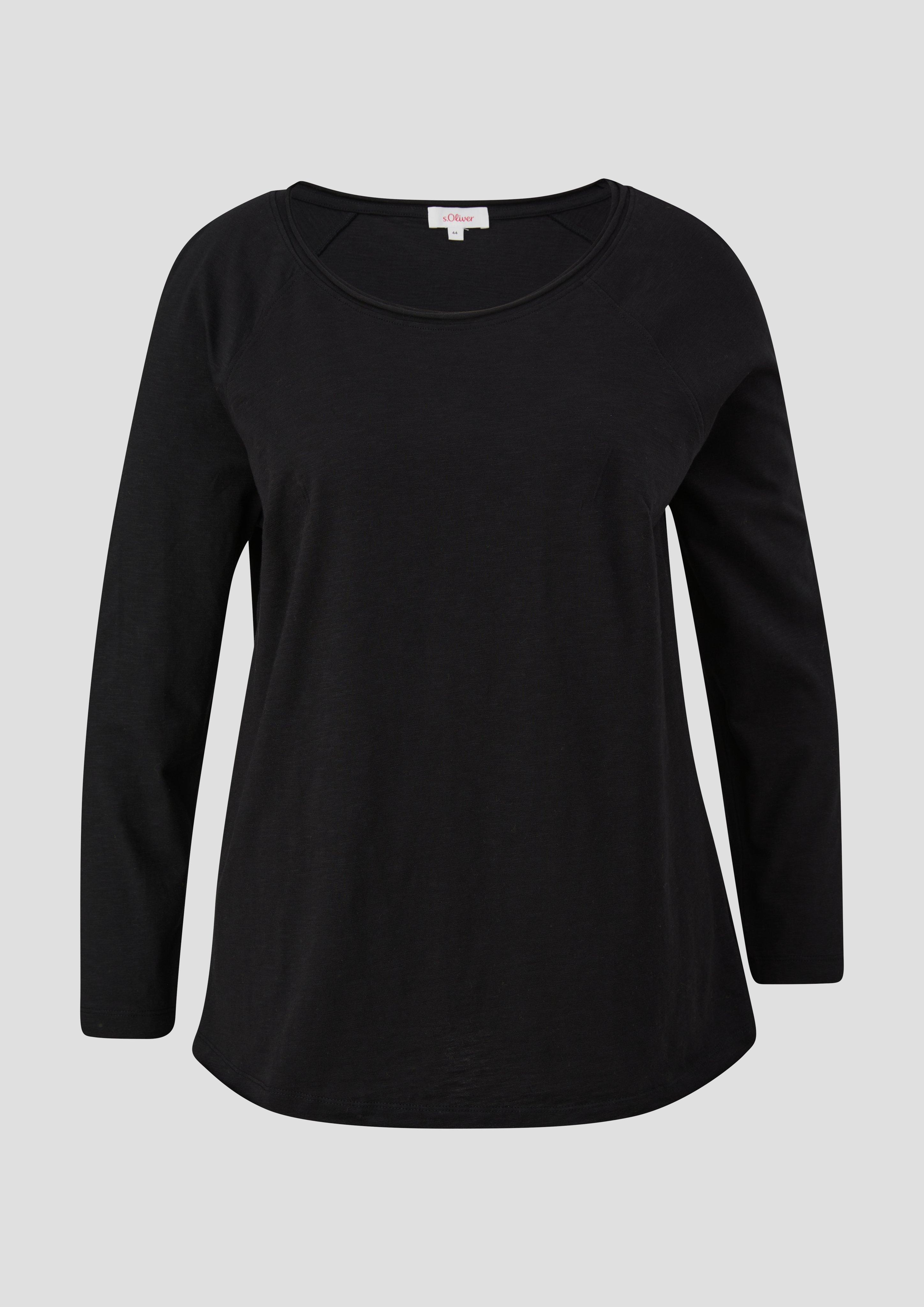 s.Oliver Longsleeve mit Flammgarn-Struktur