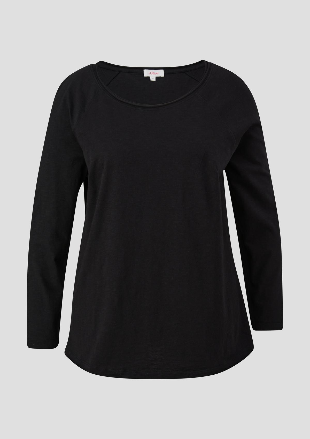 s.Oliver Long sleeve top with a slub texture