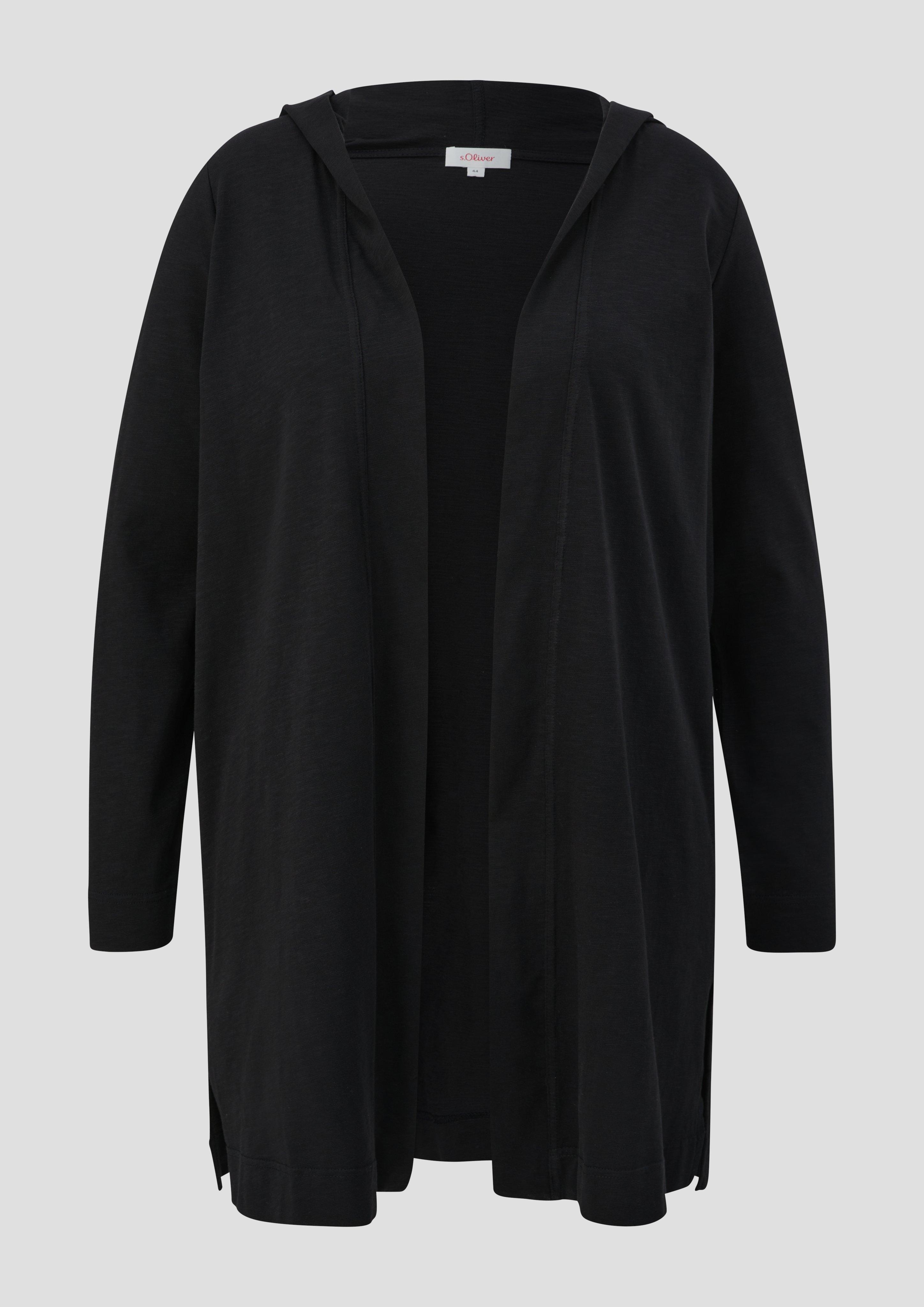 s.Oliver Strickjacke mit Flammgarnstruktur