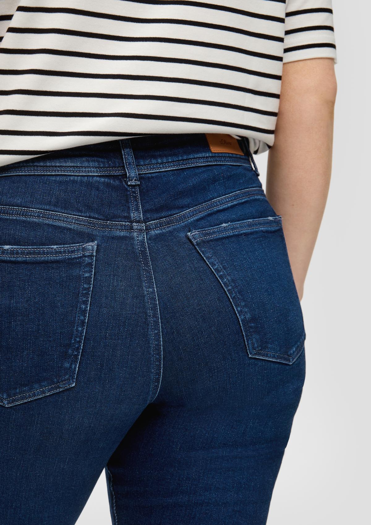 s.Oliver Ankle Jeans hlače Curvy/kroj Slim Fit/Mid Rise/ozke hlačnice