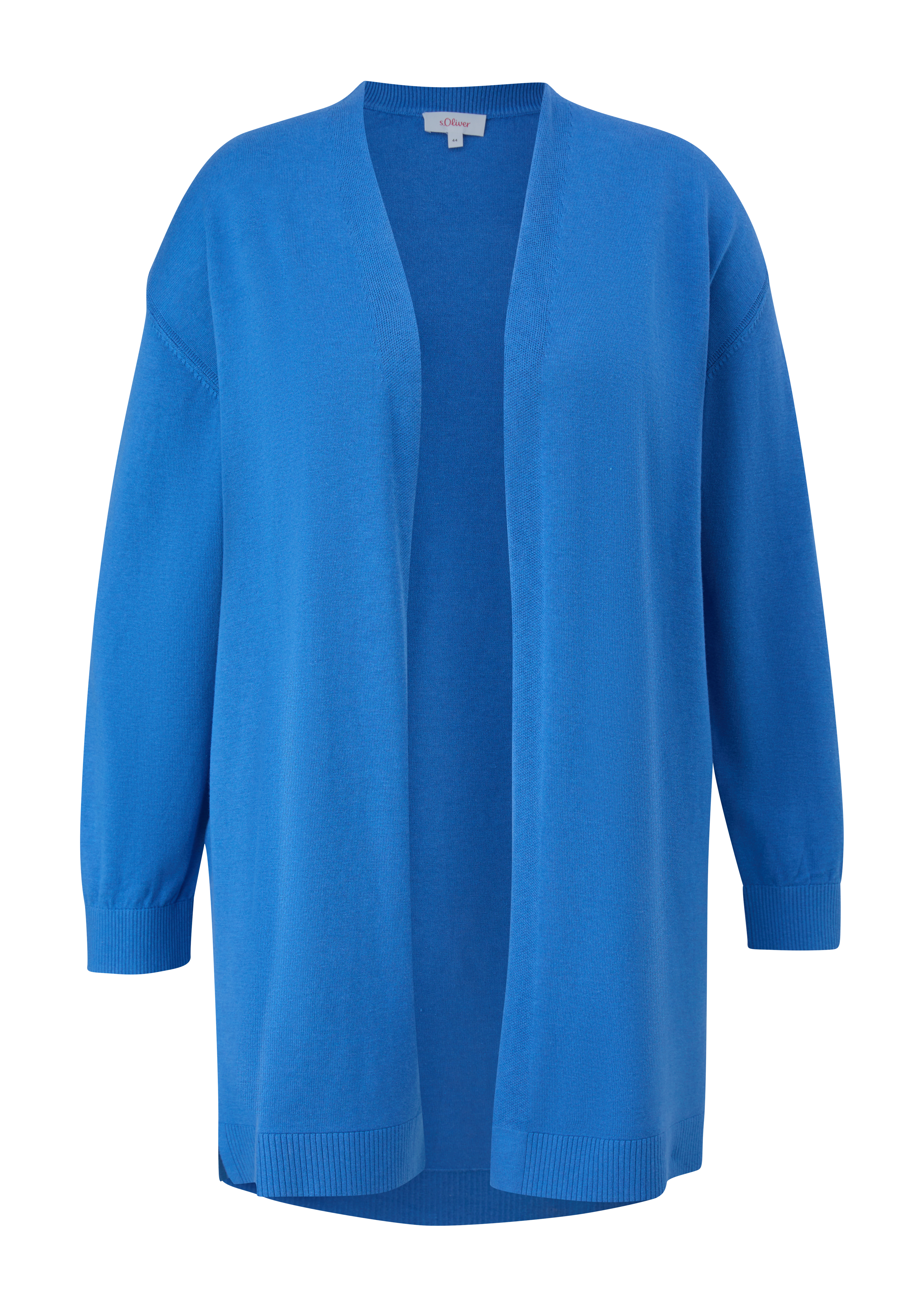 s.Oliver - Strickjacke aus Viskosestretch, Damen, blau