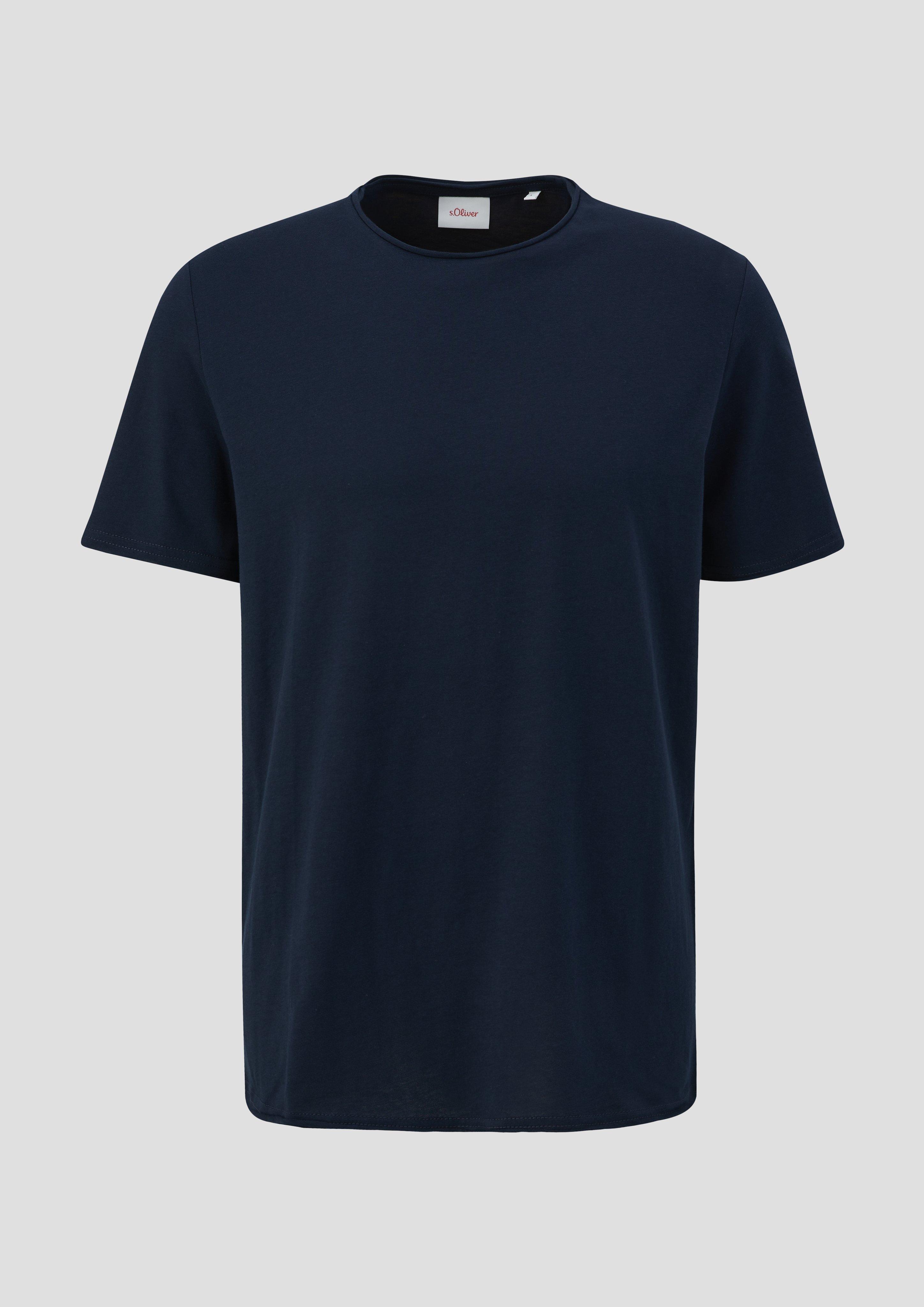 s.Oliver - T-Shirt aus Baumwolle, Herren, blau