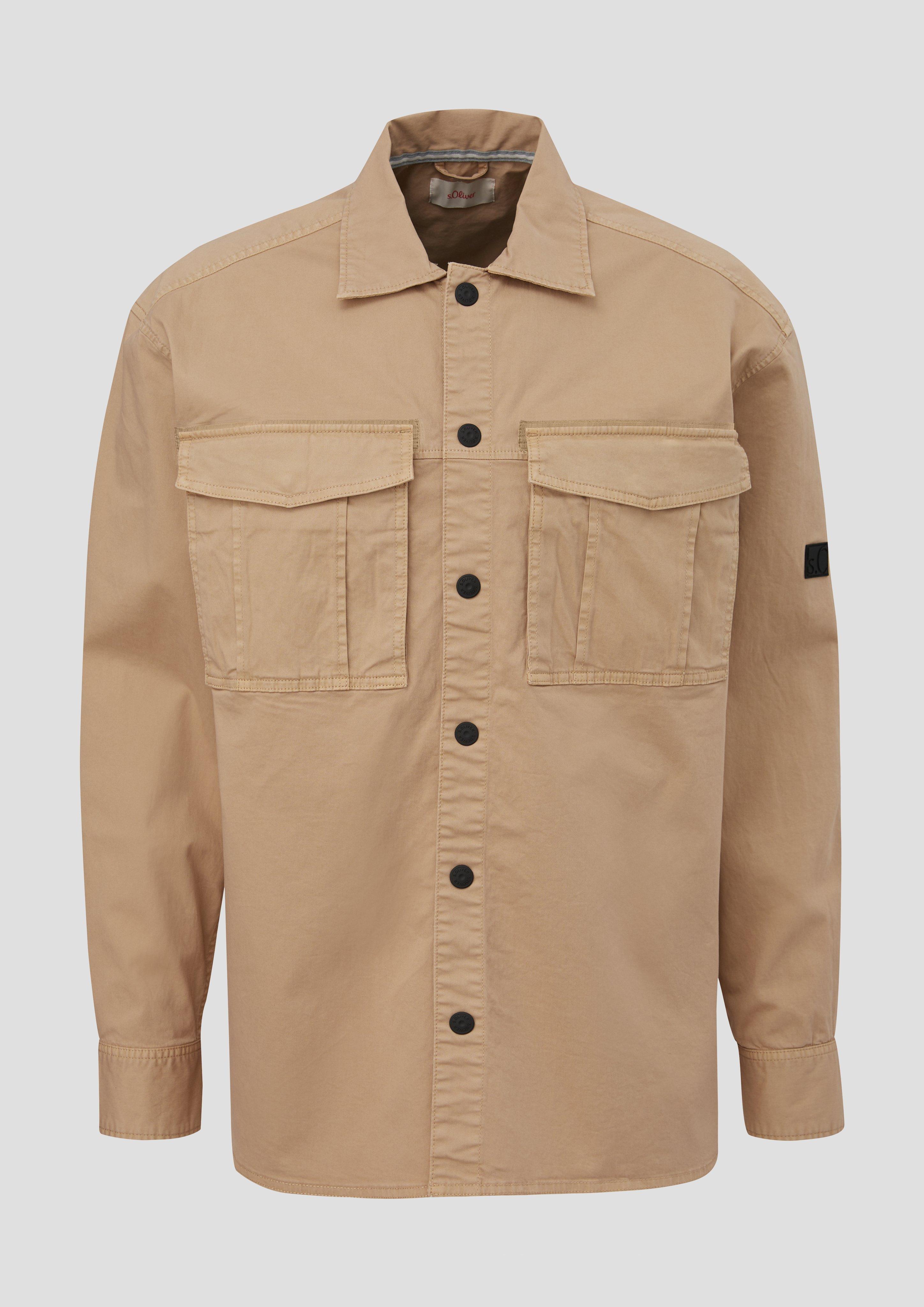 s.Oliver - Overshirt aus Twill, Herren, braun