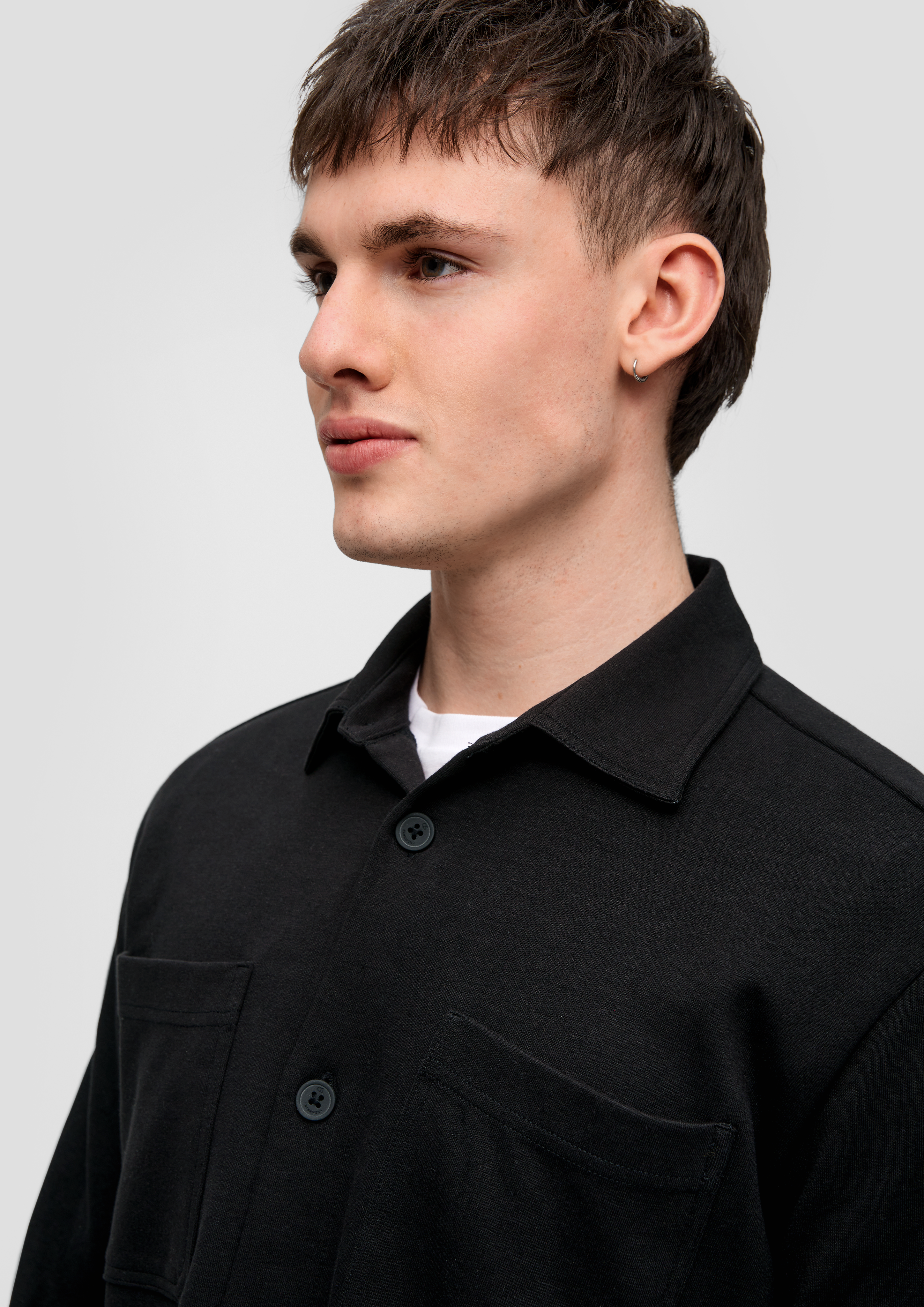 S.Oliver Herren T-Shirt Mit Logo-Print – Lässiges Jersey-Top Aus Baumwolle, Kurzärmlig, Für Casual Anlässe