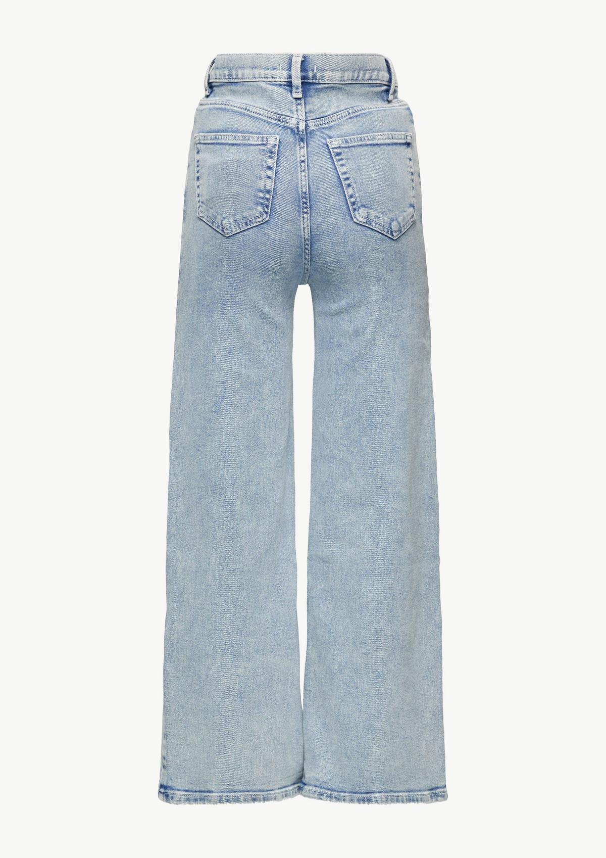 s.Oliver Jeans / Regular Fit / Super High Rise / Wide Leg / Used-Look
