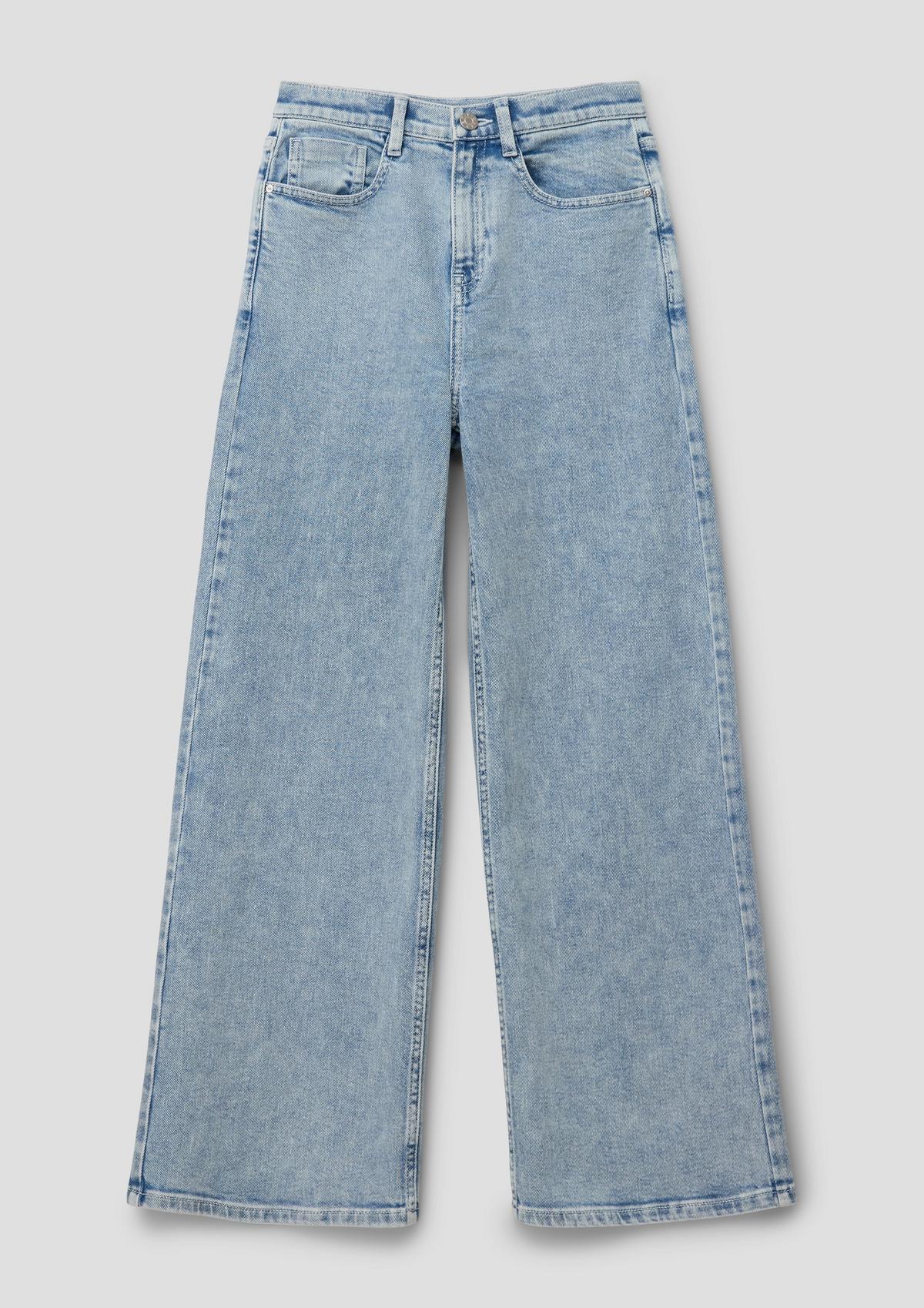 s.Oliver Jeans / Regular Fit / Super High Rise / Wide Leg / Used-Look