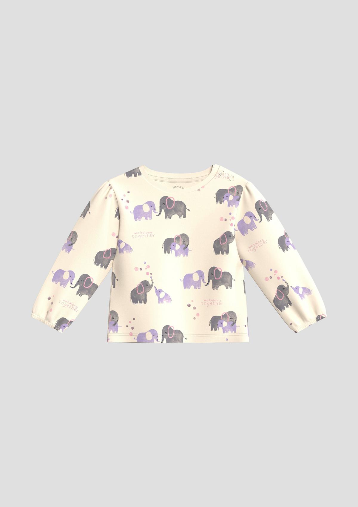 s.Oliver Longsleeve mit All-over-Print