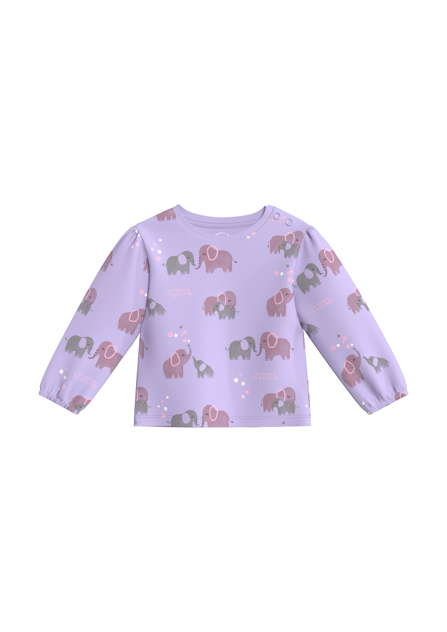 s.Oliver - Longsleeve mit All-over-Print, Babys, lila