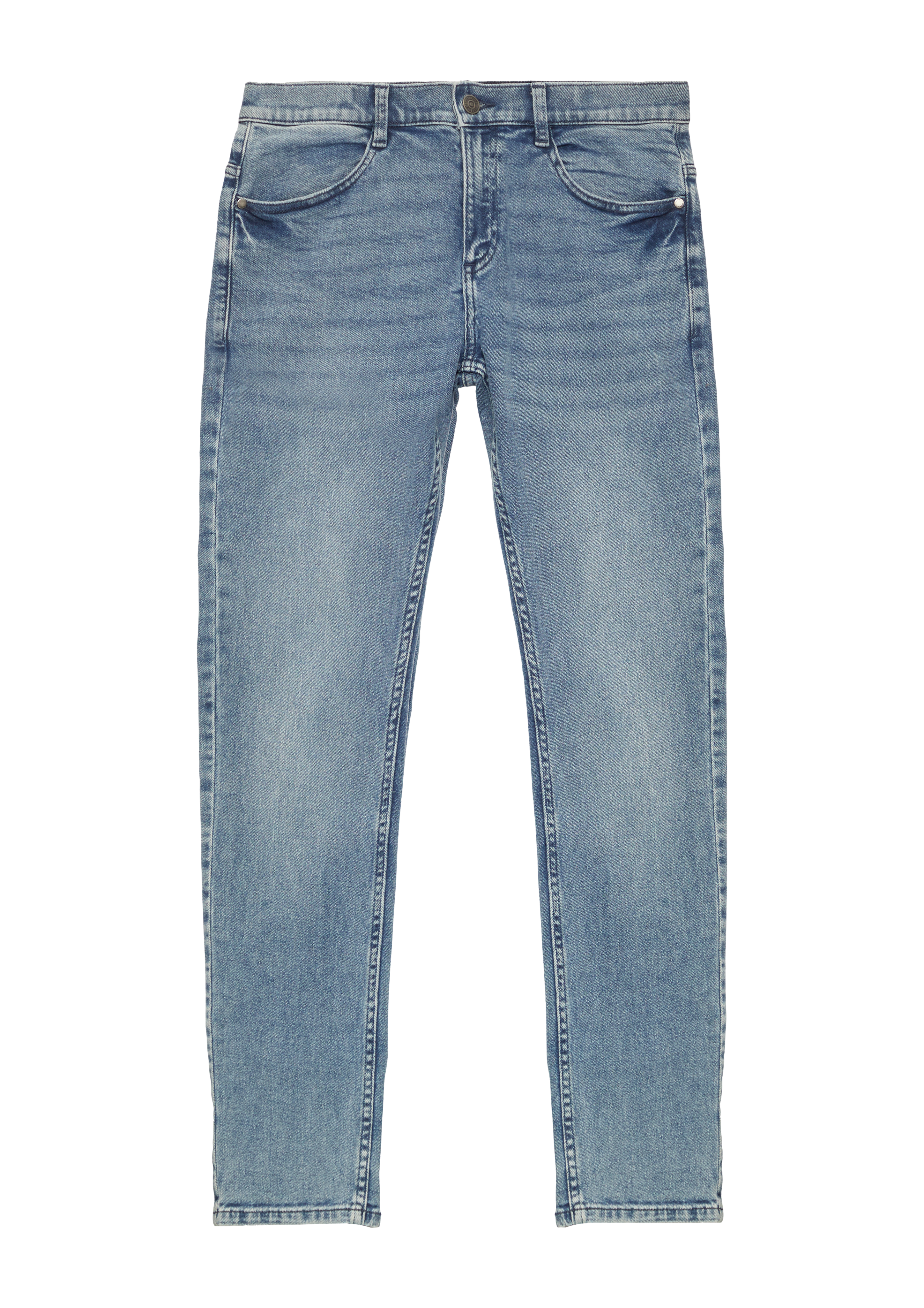 s.Oliver - Jeans Seattle / Regular Fit / Mid Rise / Slim Leg / Used-Look / mit Waschung, Jungen, blau