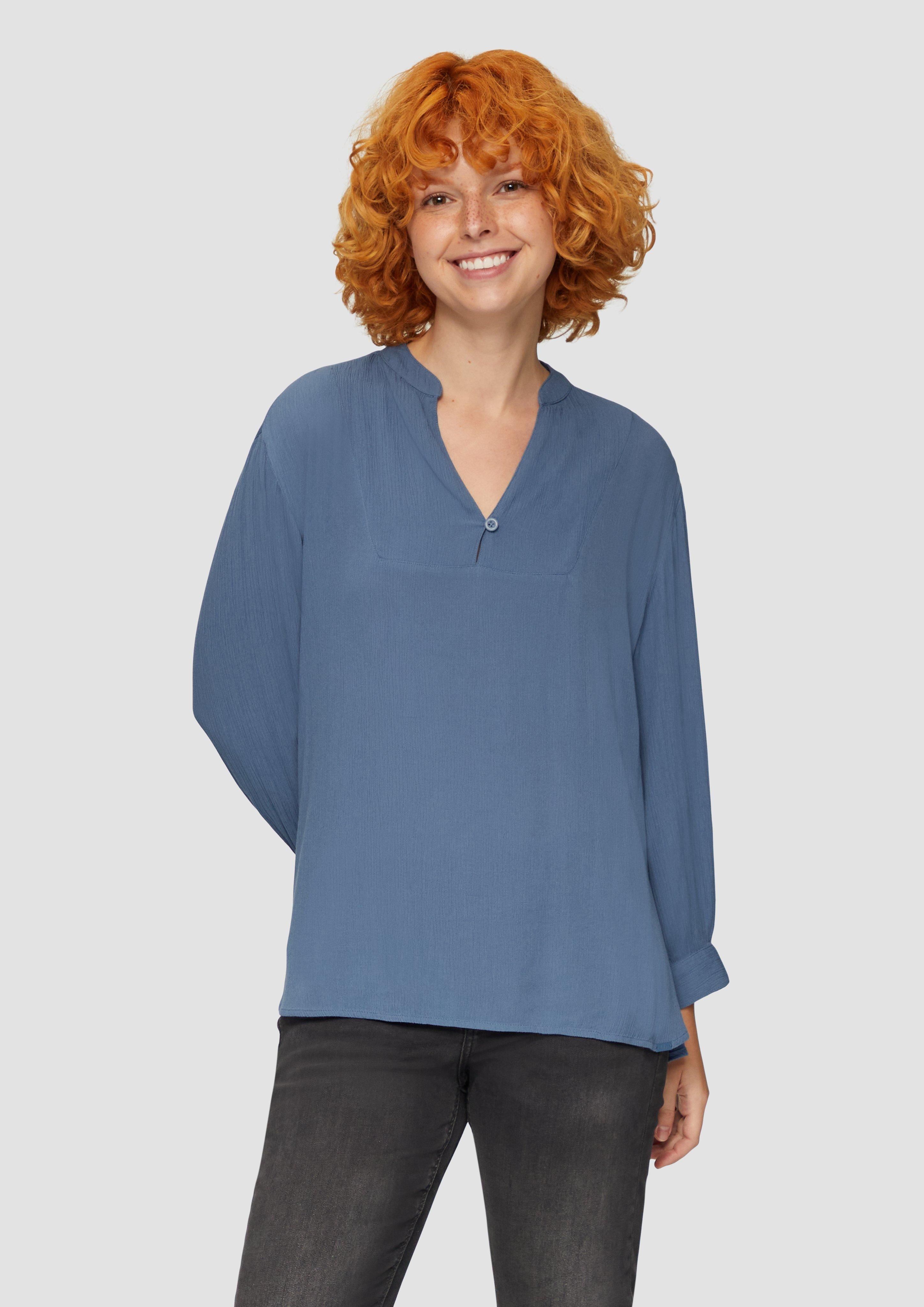 S.Oliver Viskose-Bluse mit 3/4-Arm