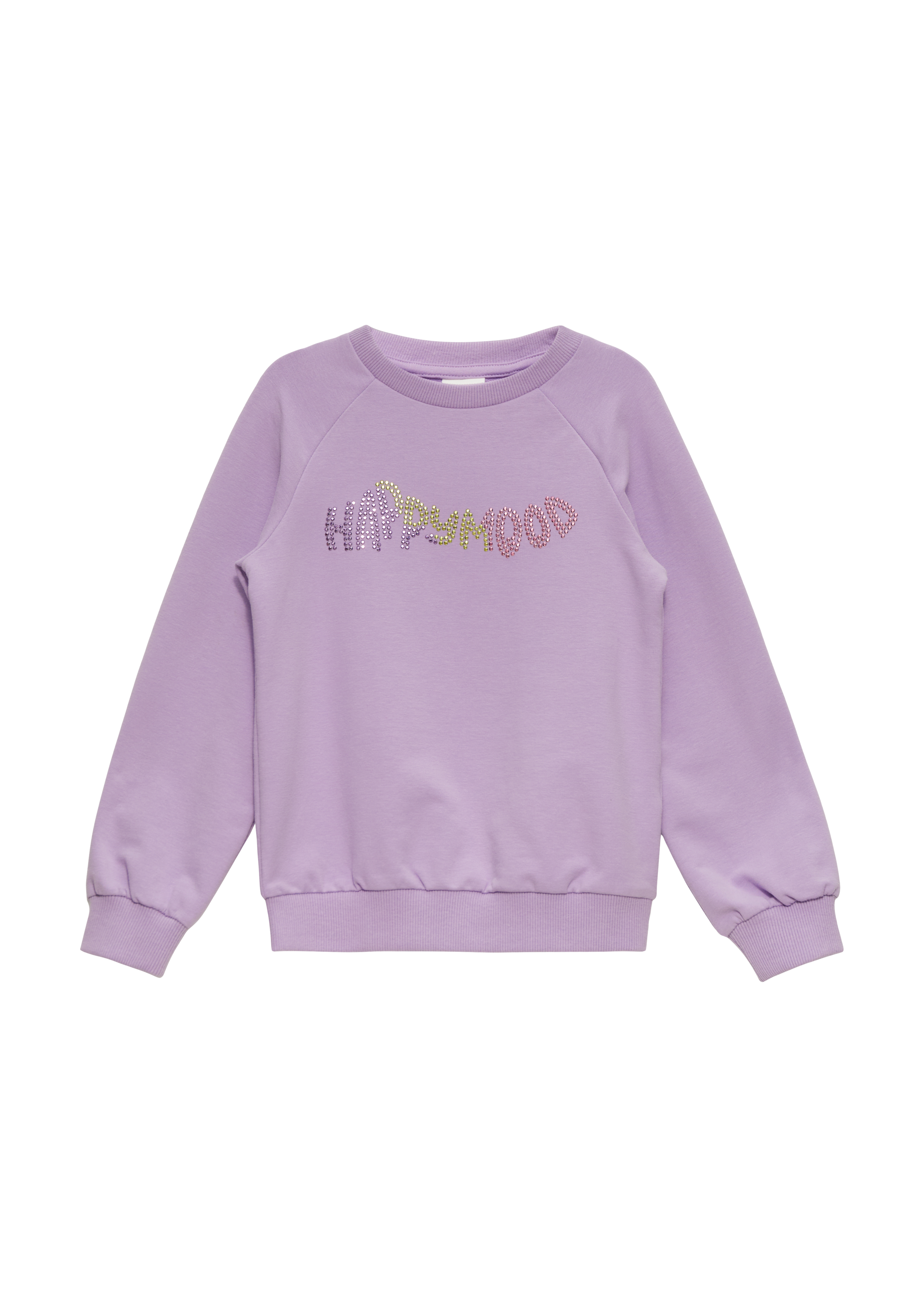 s.Oliver - Sweatshirt mit Schmucksteinen, Kinder, lila