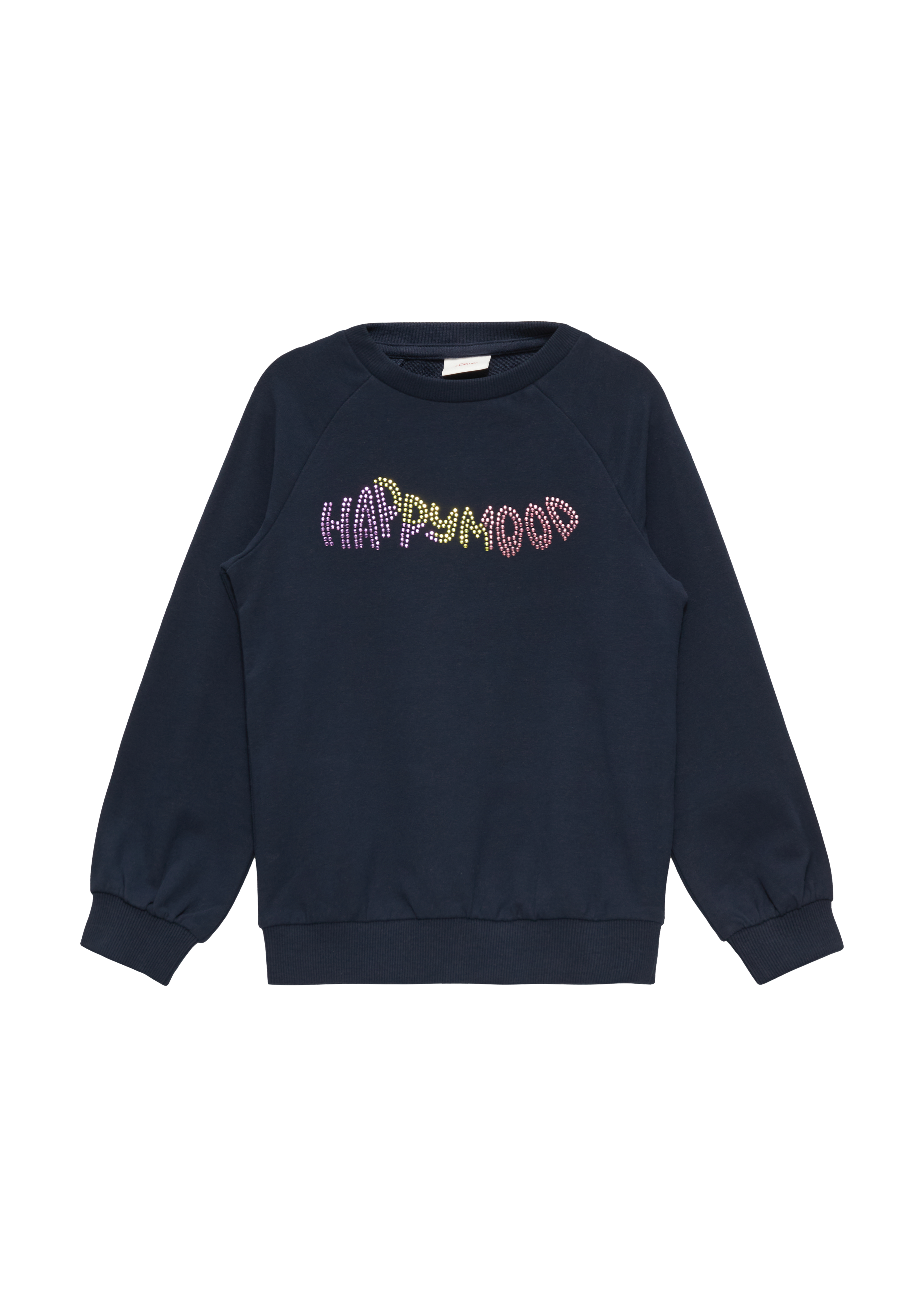 s.Oliver - Sweatshirt mit Schmucksteinen, Kinder, blau