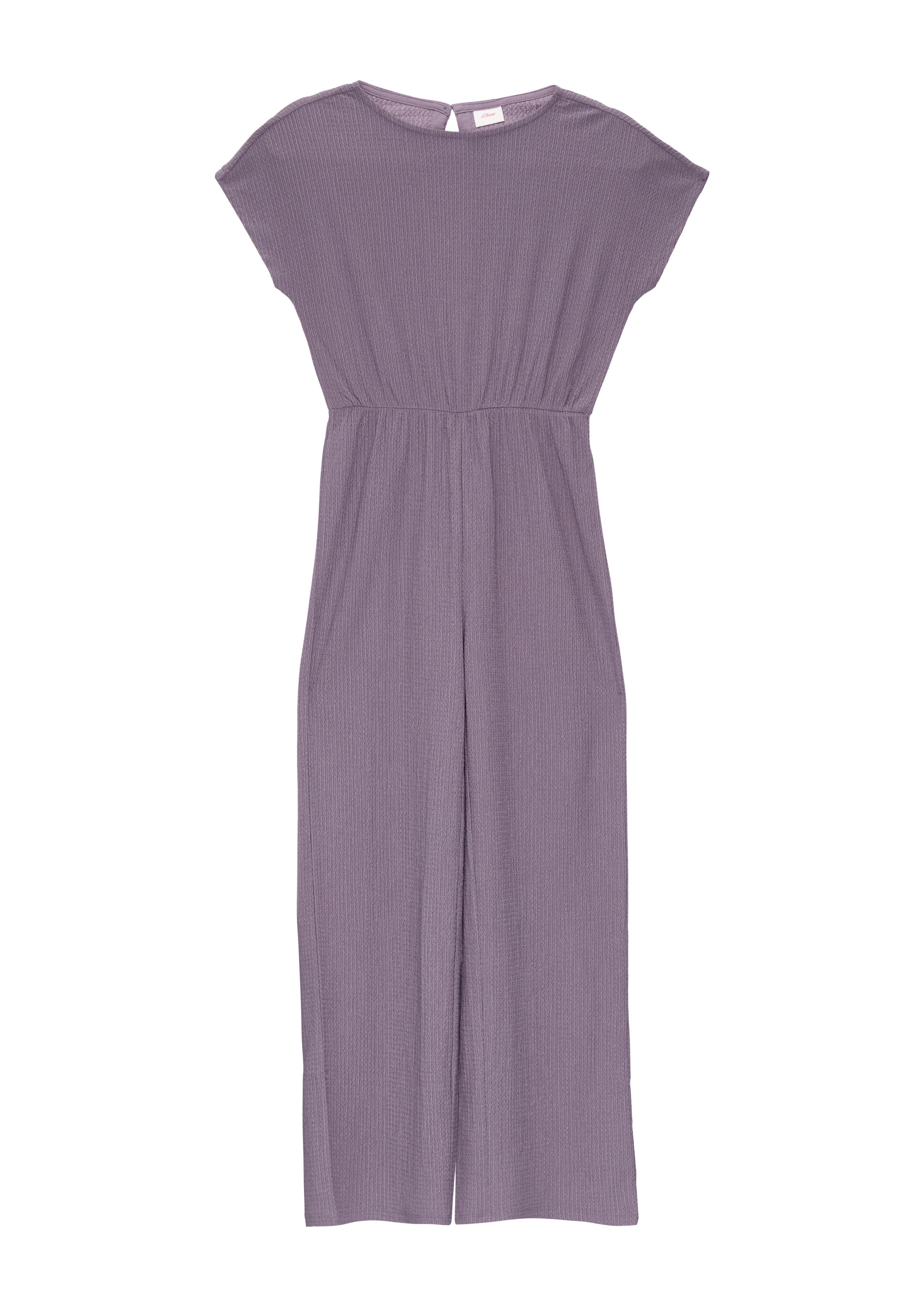 Thumbnail - s.Oliver - Jumpsuit aus Crêpe mit Wide Leg und Elastikbund, Mädchen, lila