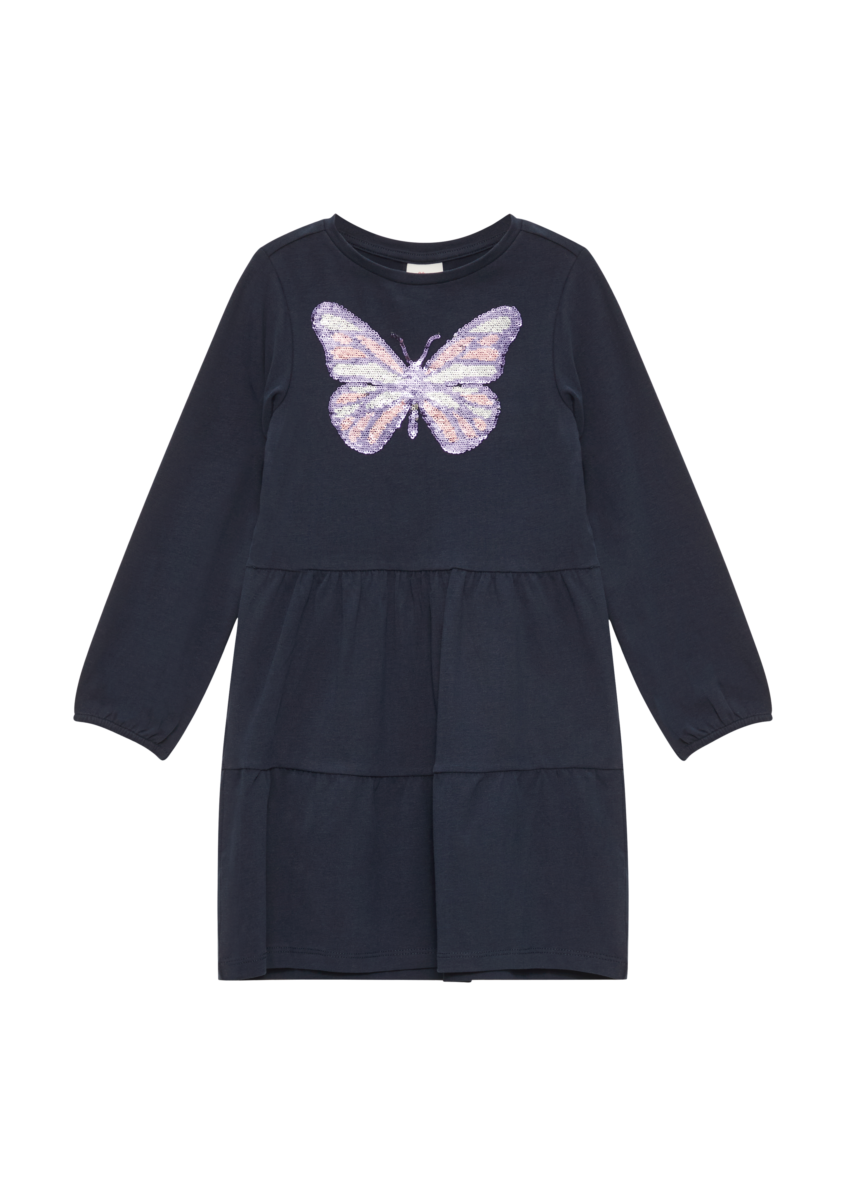 s.Oliver - Midikleid mit Wendepailletten, Kinder, blau