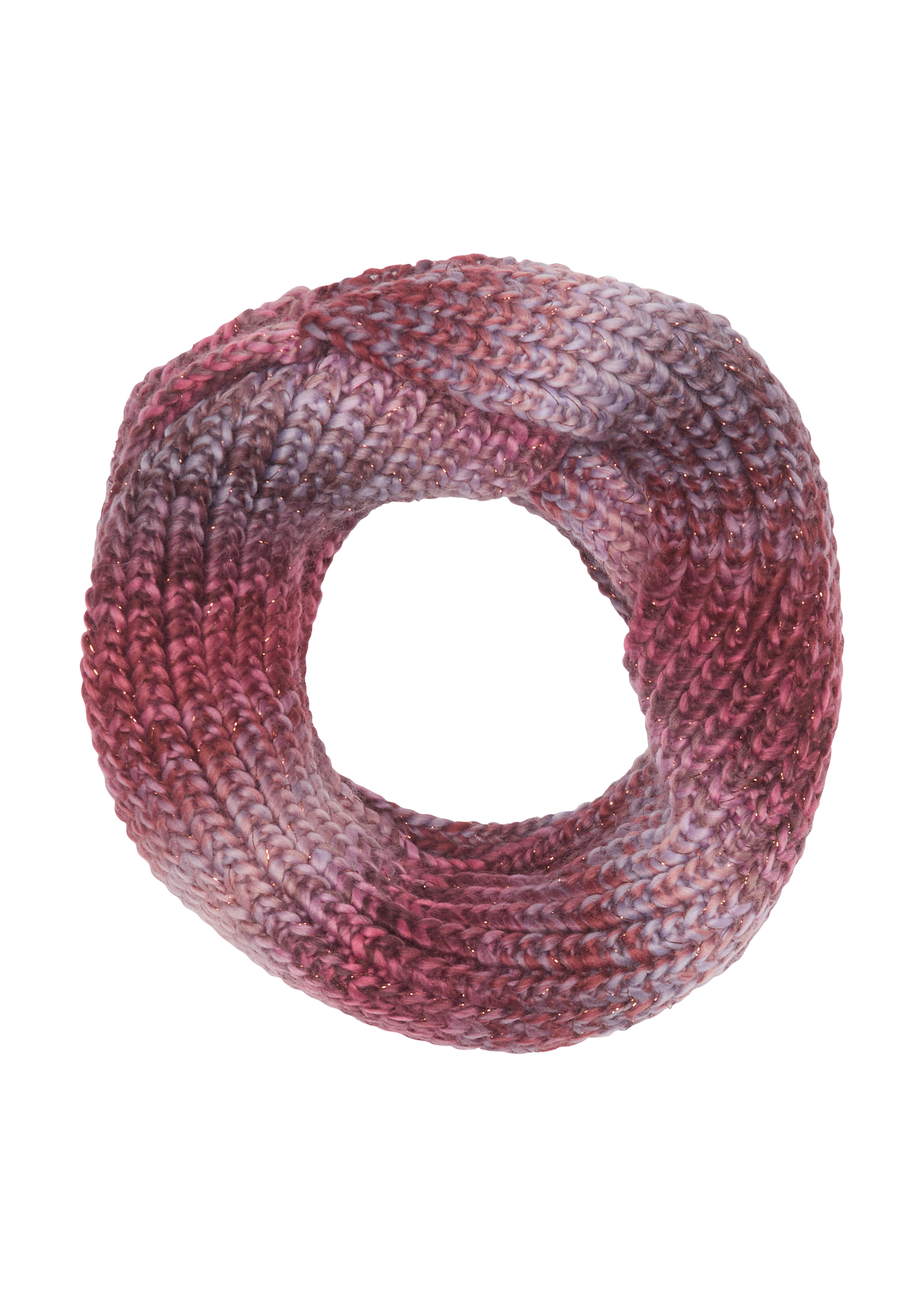 Thumbnail - s.Oliver - Strick-Loop mit Farbverlauf und Glitzergarn, Kinder, Rosa