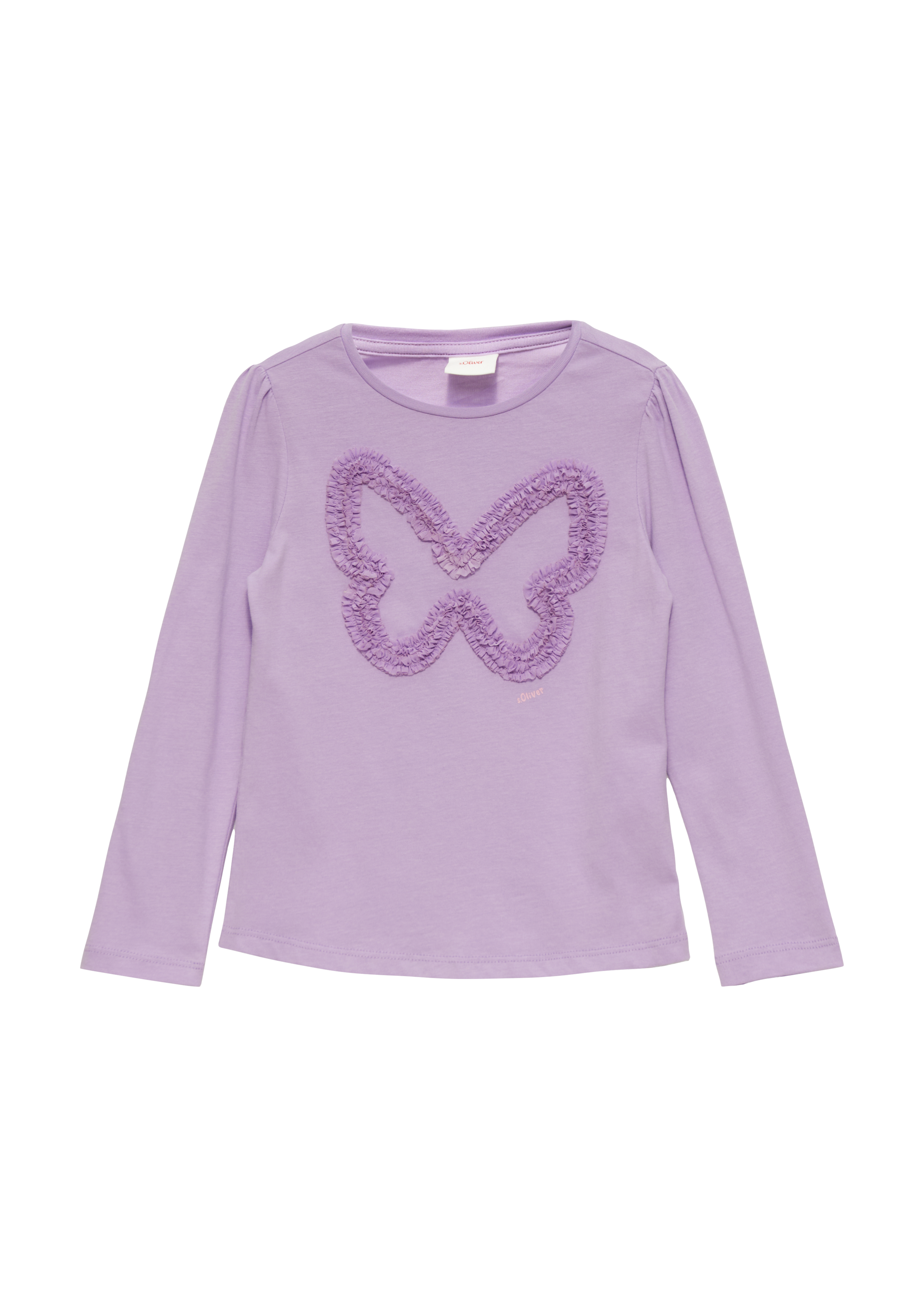 s.Oliver - Langarmshirt mit Artwork, Kinder, lila