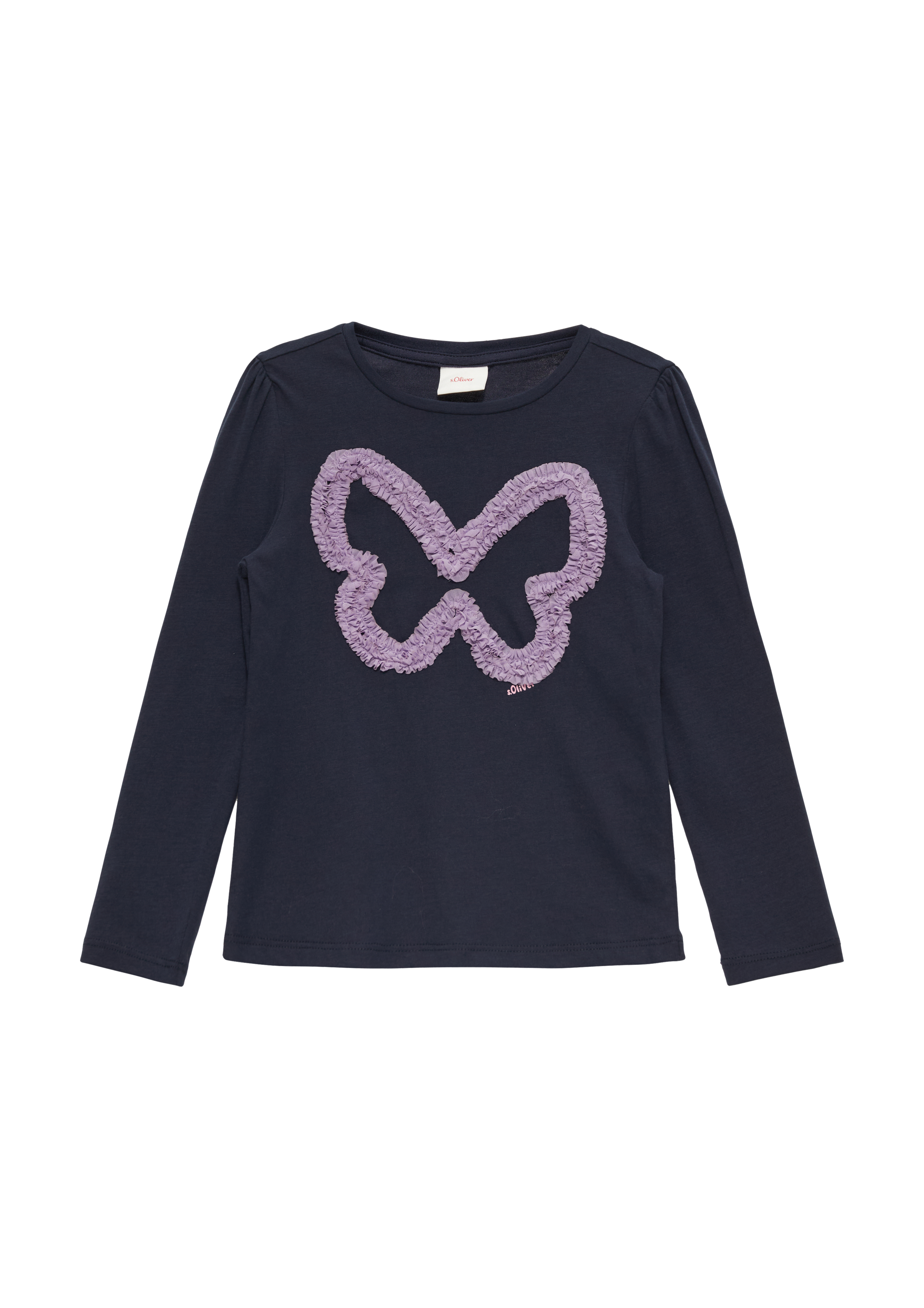 s.Oliver - Langarmshirt mit Artwork, Kinder, blau