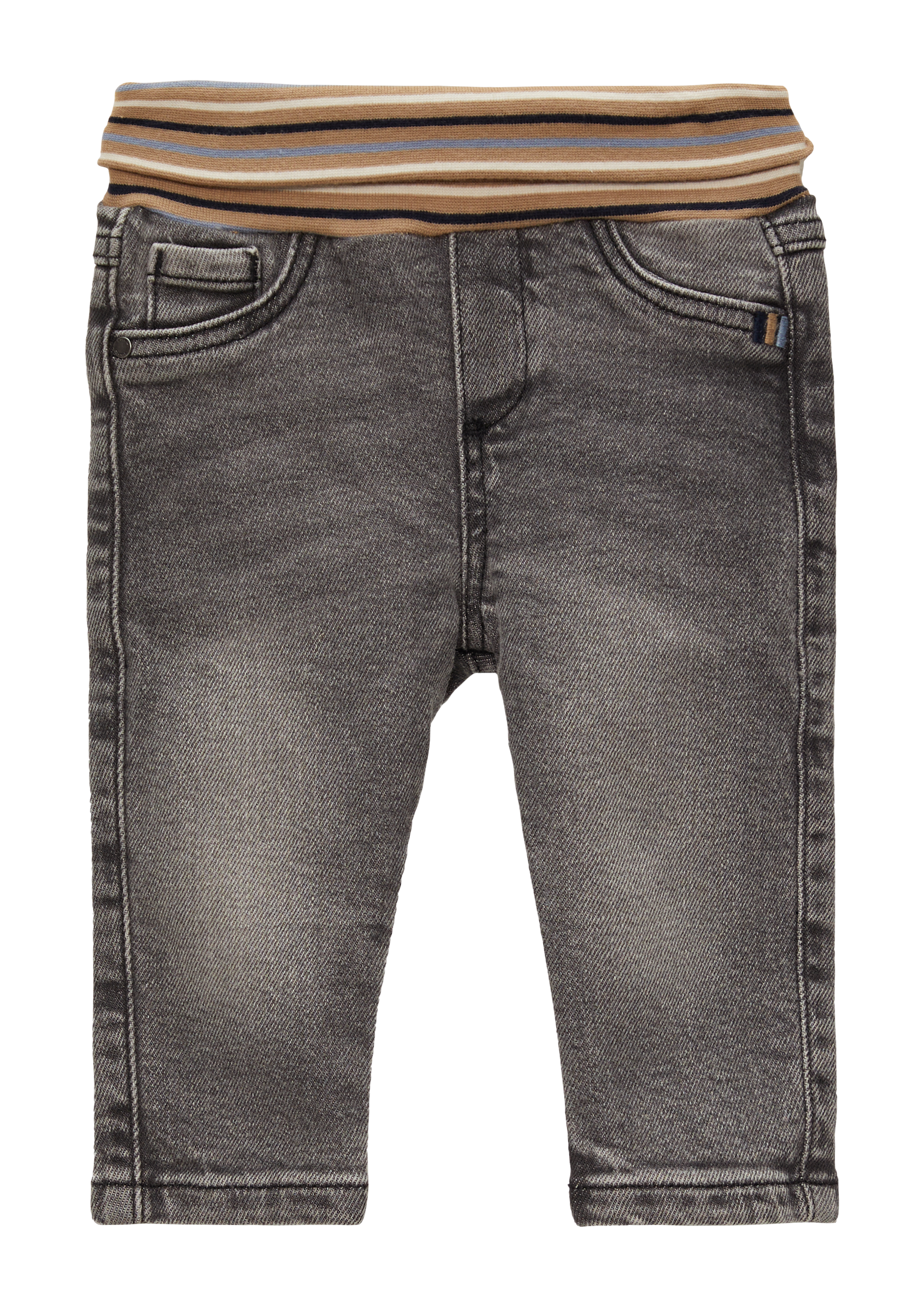 s.Oliver - Bequeme Jeans mit Umschlagbund, Babys, grau