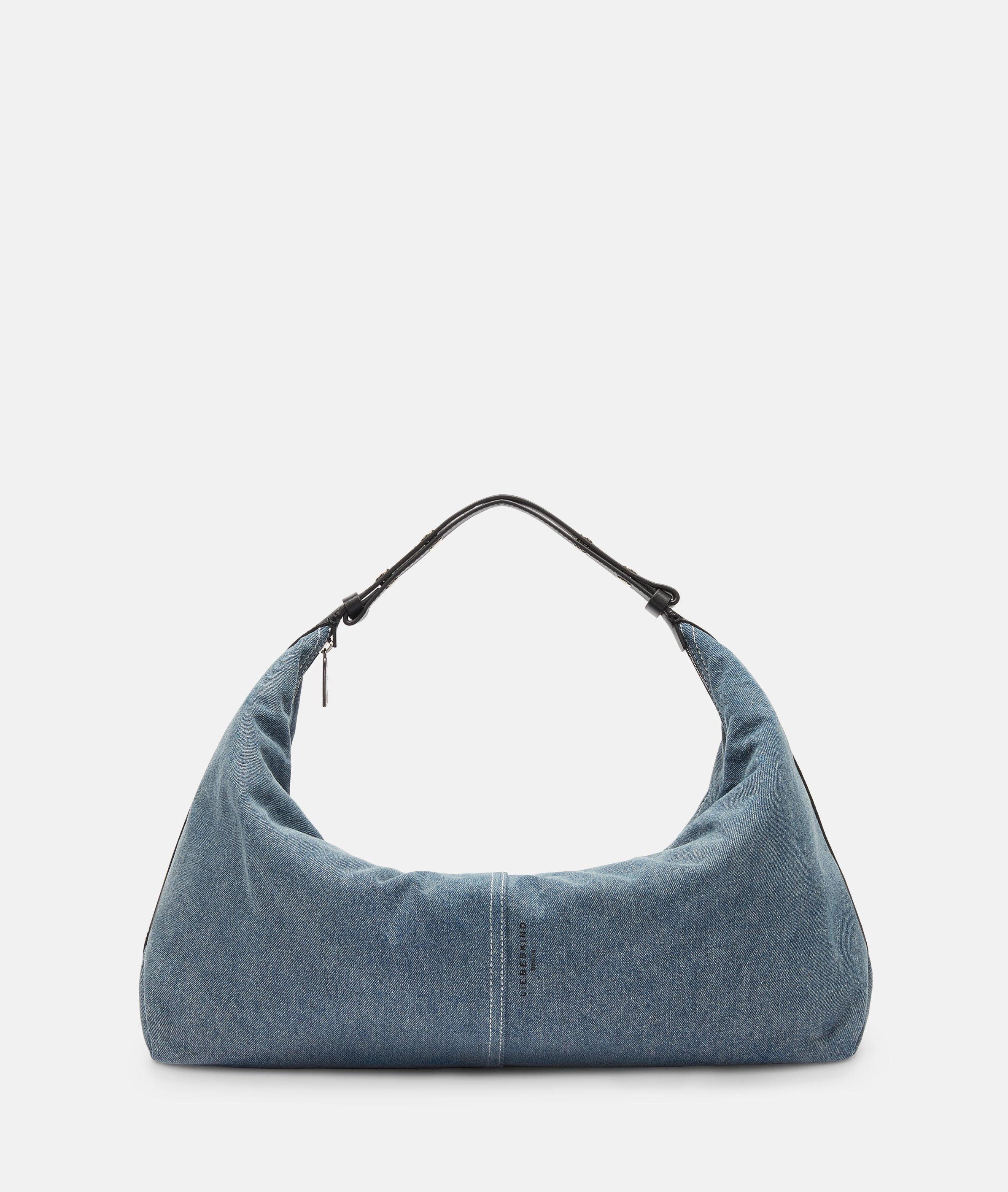 Liebeskind Berlin - Große Hobo-Bag aus Denim -  blau